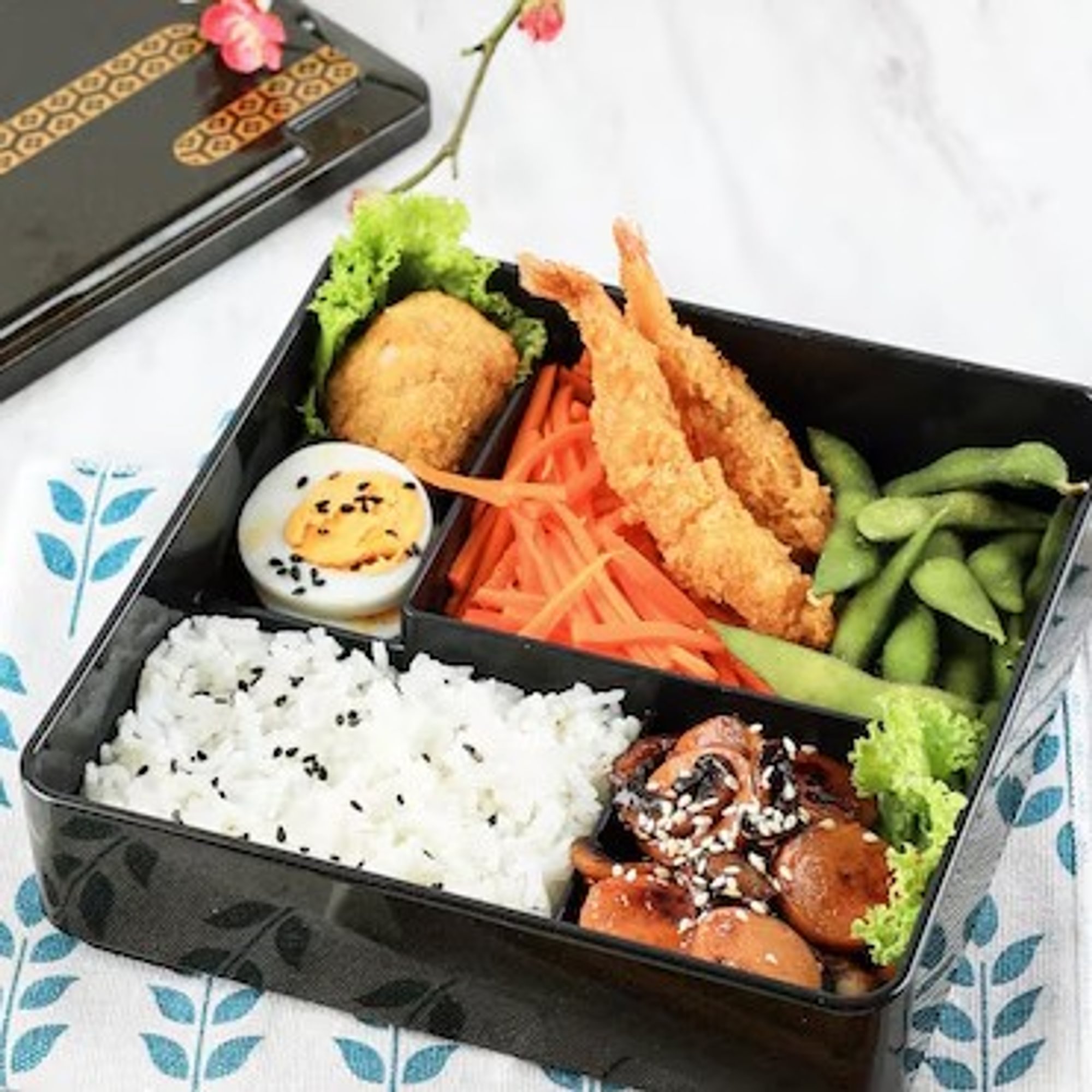 Shrimp Teriyaki Lunch Bento Box