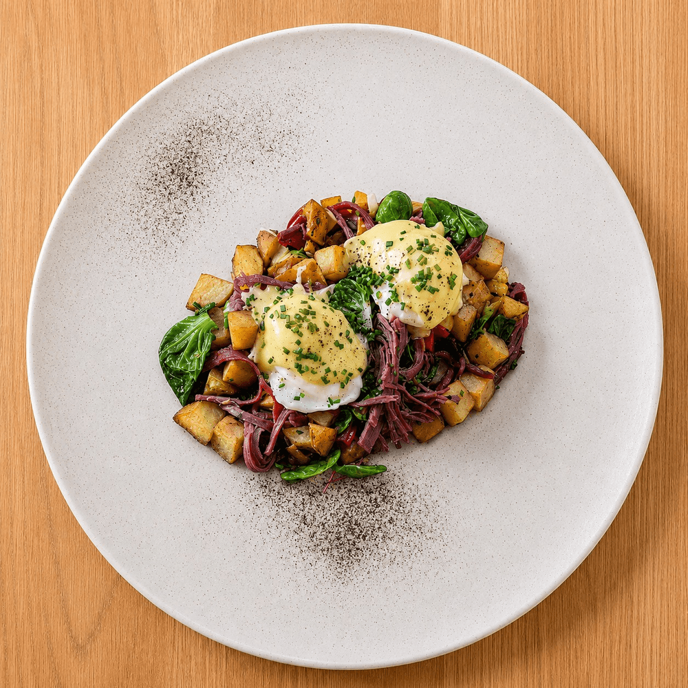 Corned Beef Hash & Eggs