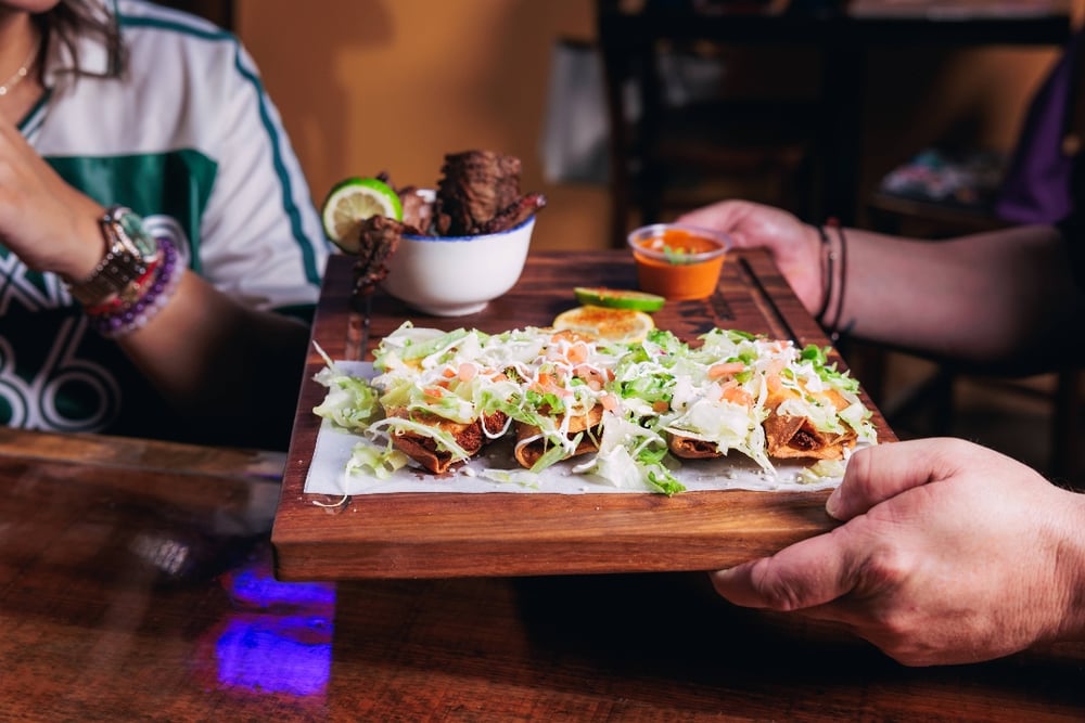Tacos Dorados w/ Steak & Guac