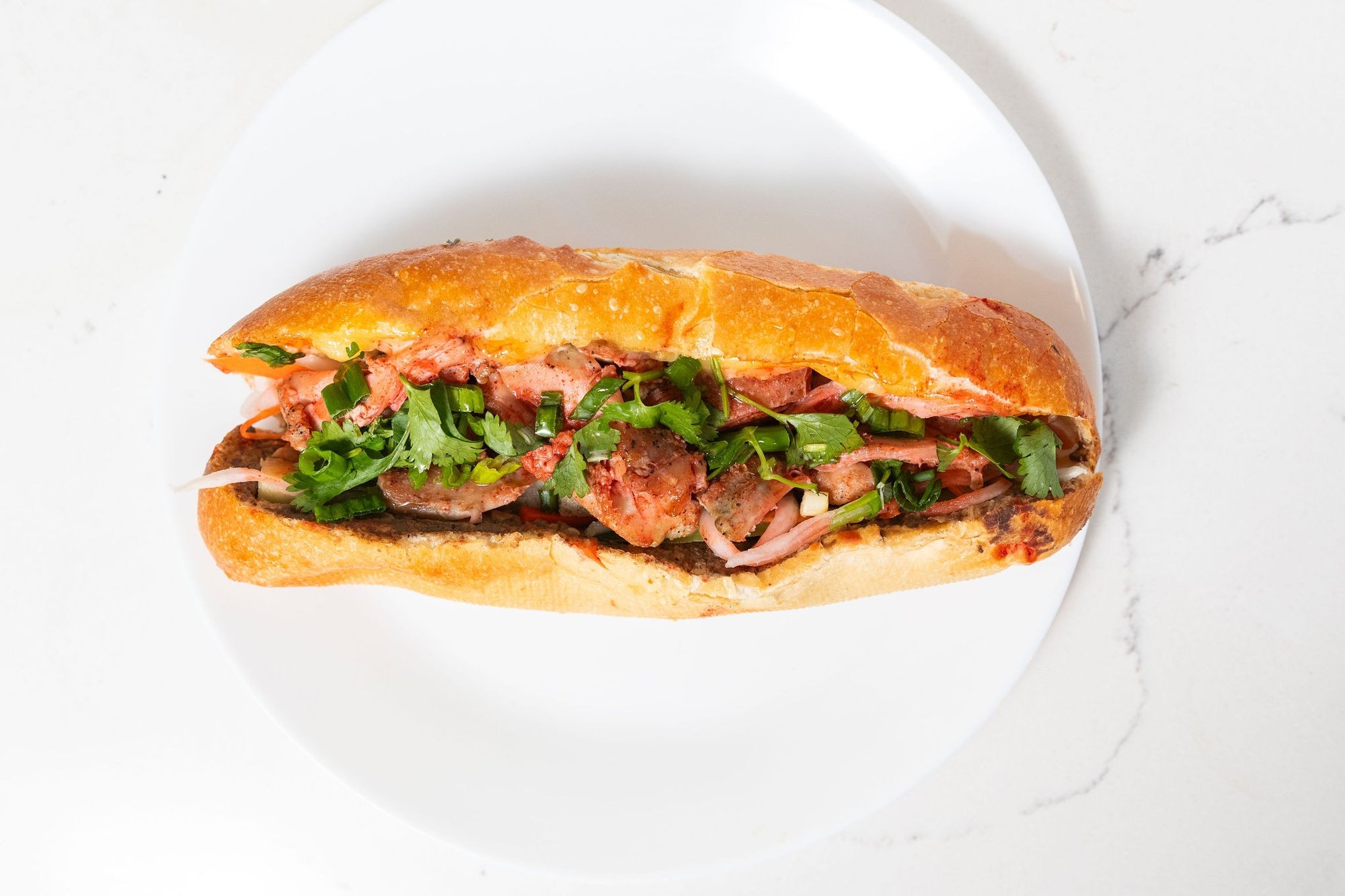 Lemongrass Grilled Pork - Thịt Heo Nướng Sả Bánh Mì
