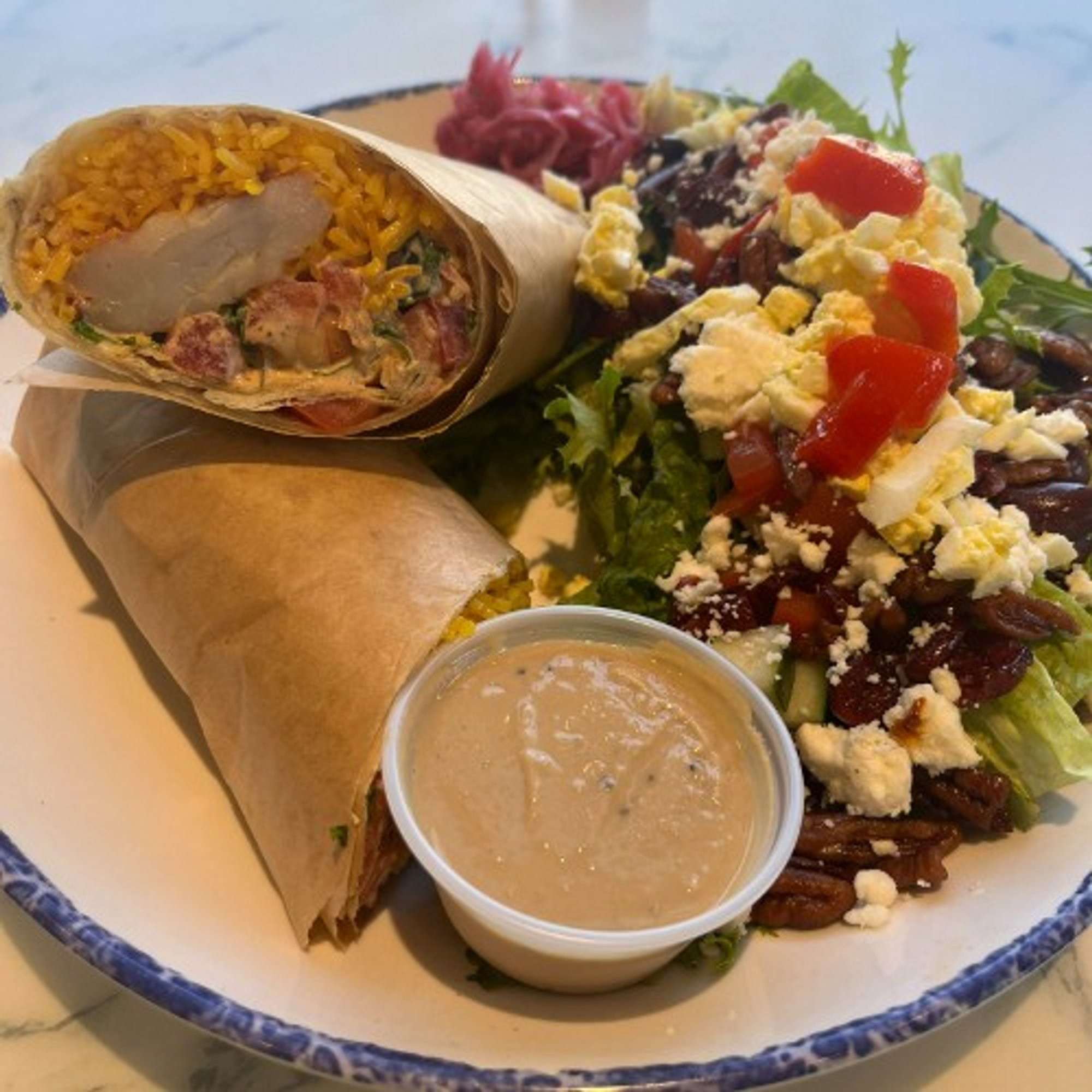 Black Tiger Shrimp Kabob Wrap