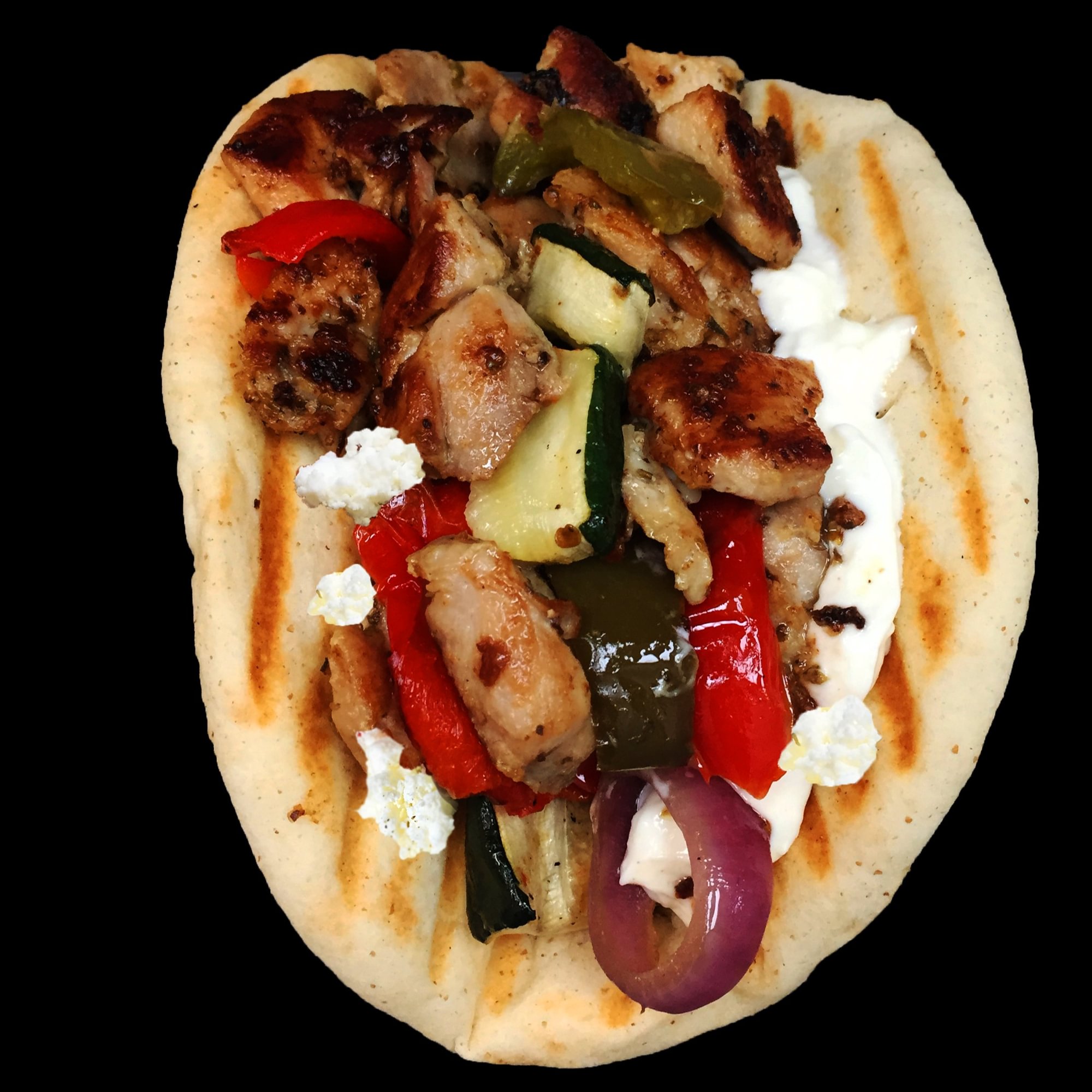 Chicken Veggie - Pita Wrap
