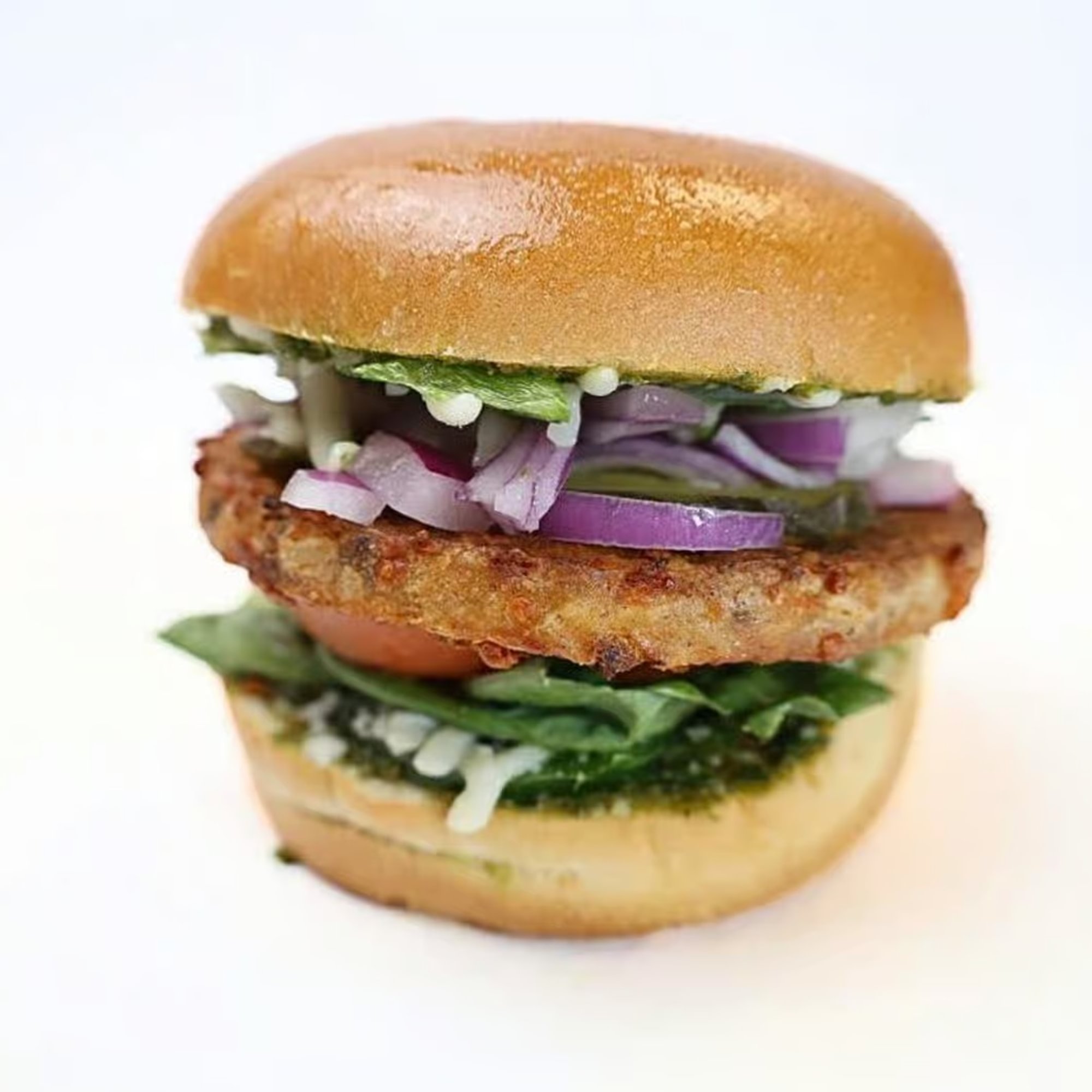 Hariyali Veggie Burger