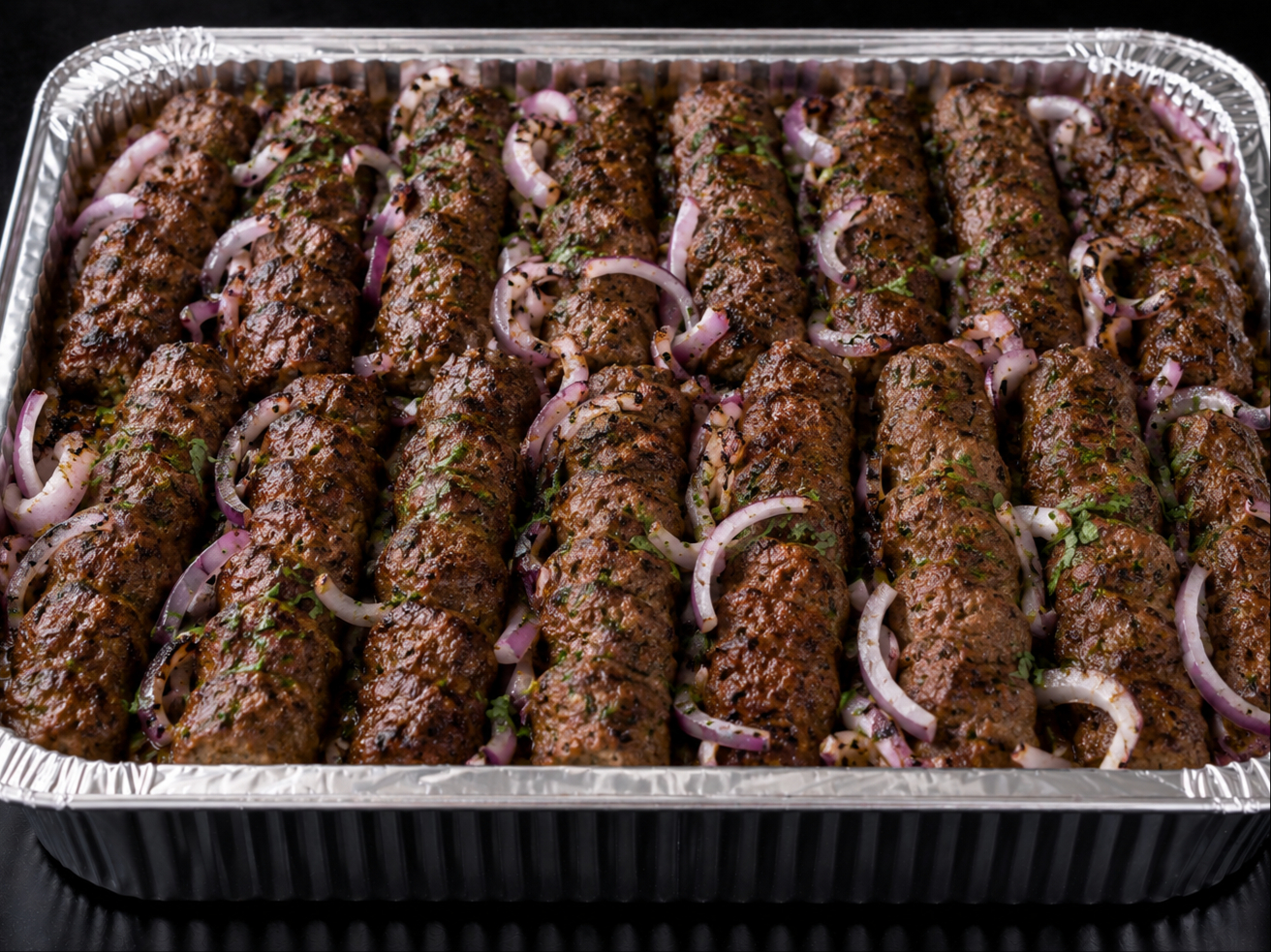 Smoked Lamb Kebabs Tray