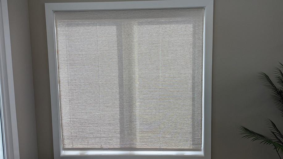 We love how our Woven Wood Shades naturally let the light flow in this room in Cedar Falls, Iowa. These shades offer the perfect balance between privacy and style.  BudgetBlindsCedarFallsWaterloo  WovenWoodShades  CedarFallsIA  FreeConsultation  WindowWednesday