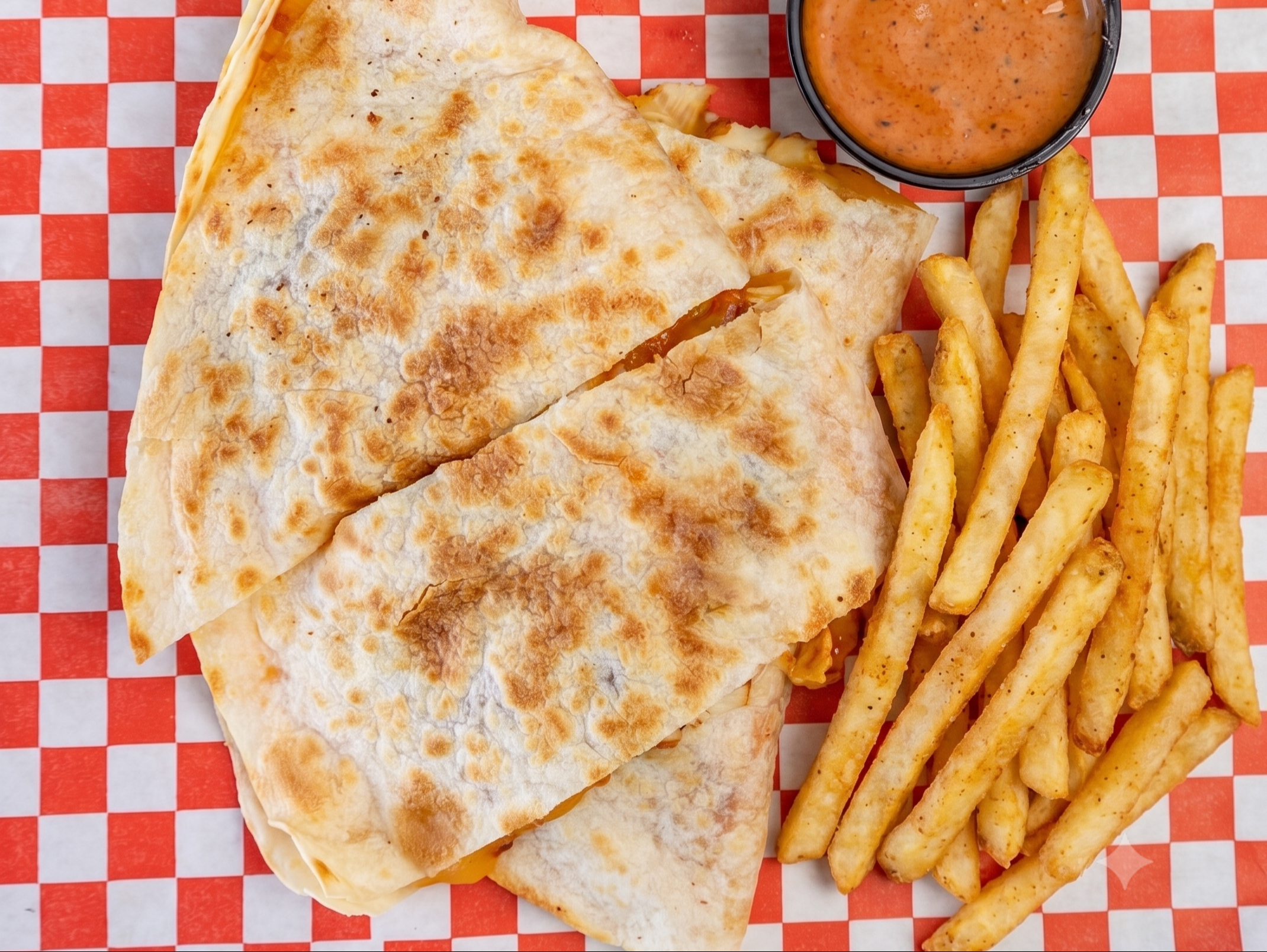 CHEESE QUESADILLA COMBO