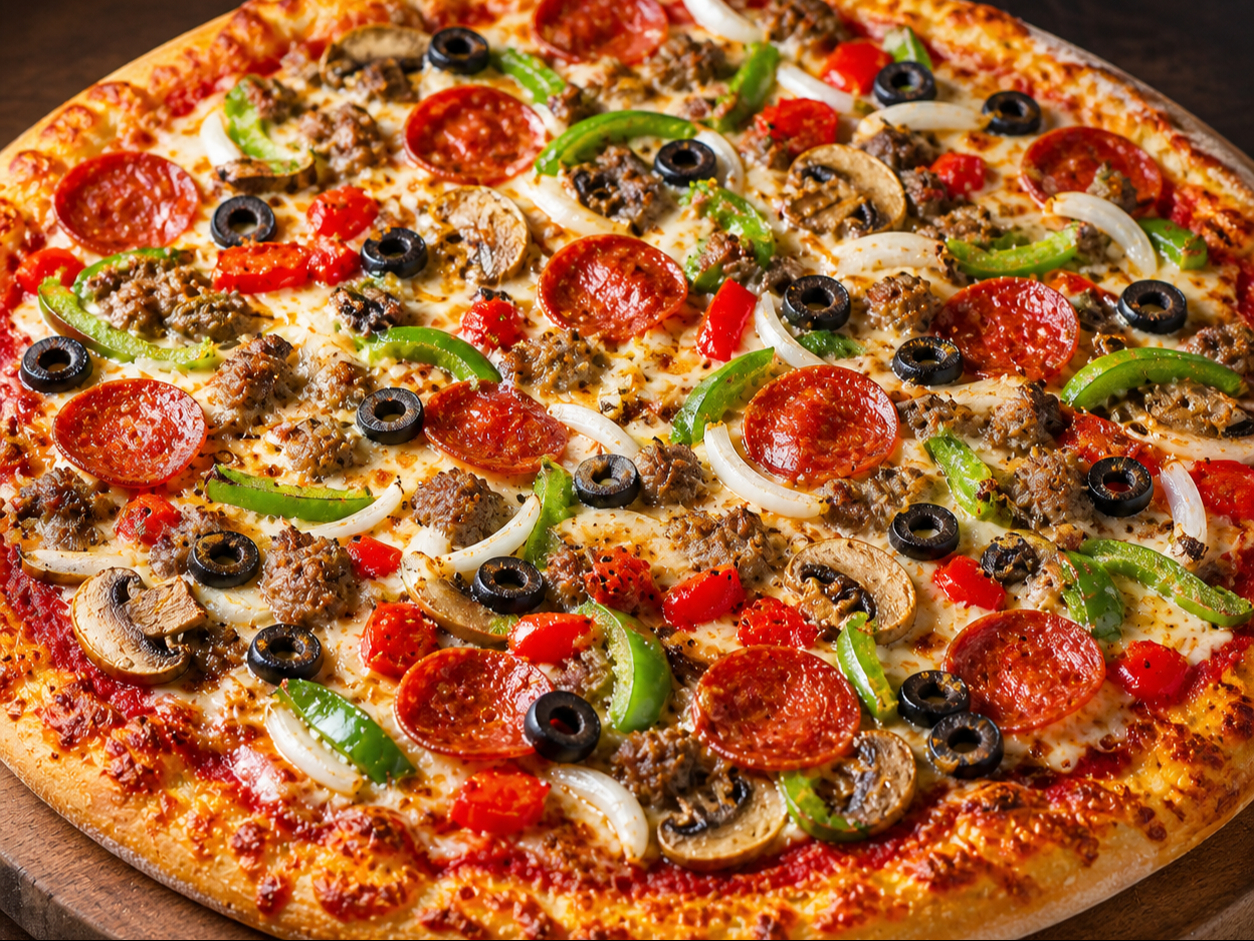 Super Supreme Pizza - Medium 14in