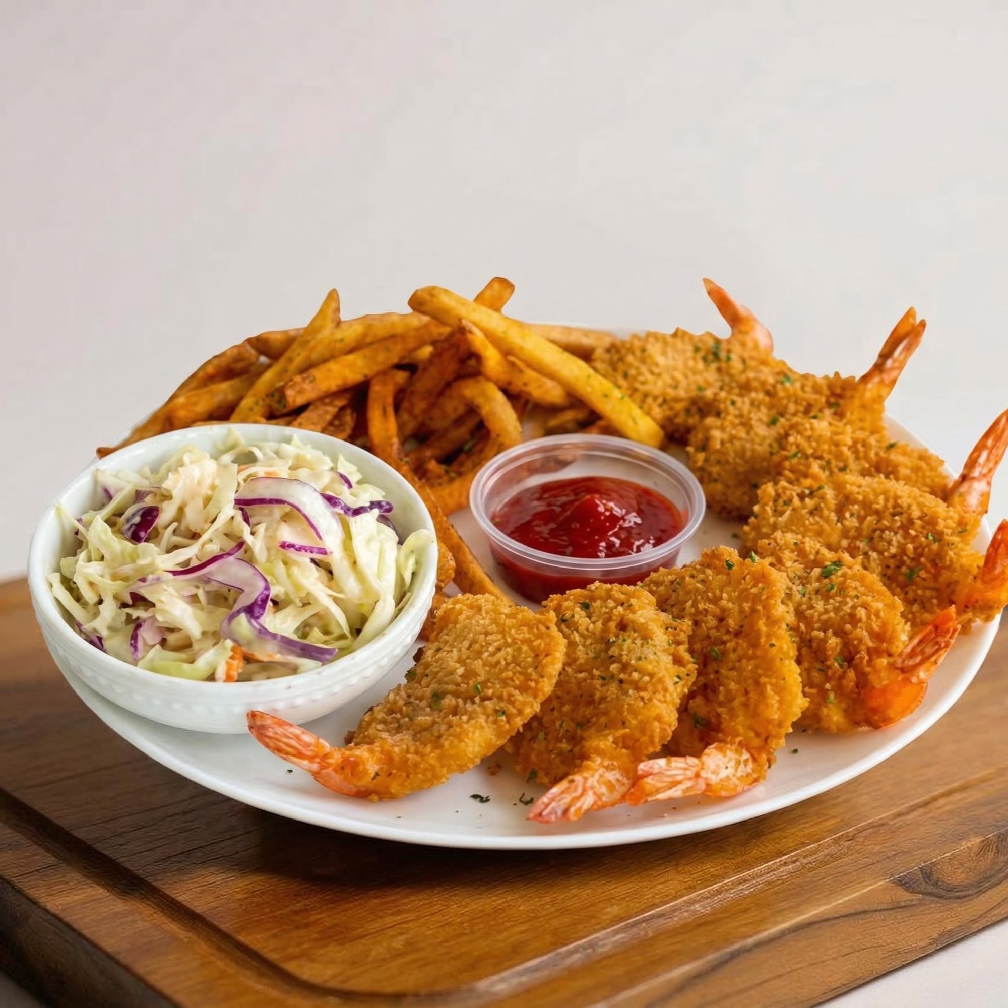 Butterflied Shrimp Dinner