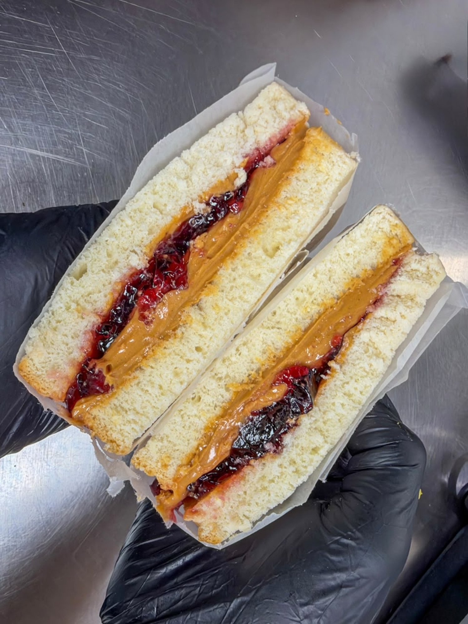 Peanut butter & jelly sandwich