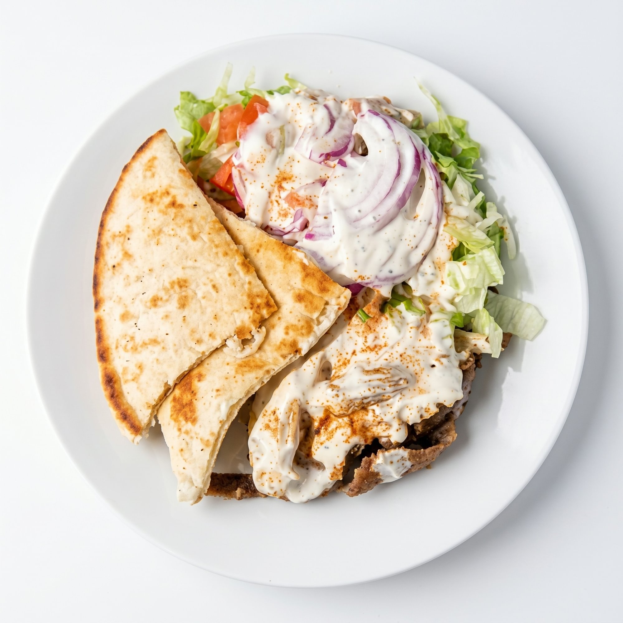 Chicken & Lamb Gyro Platter