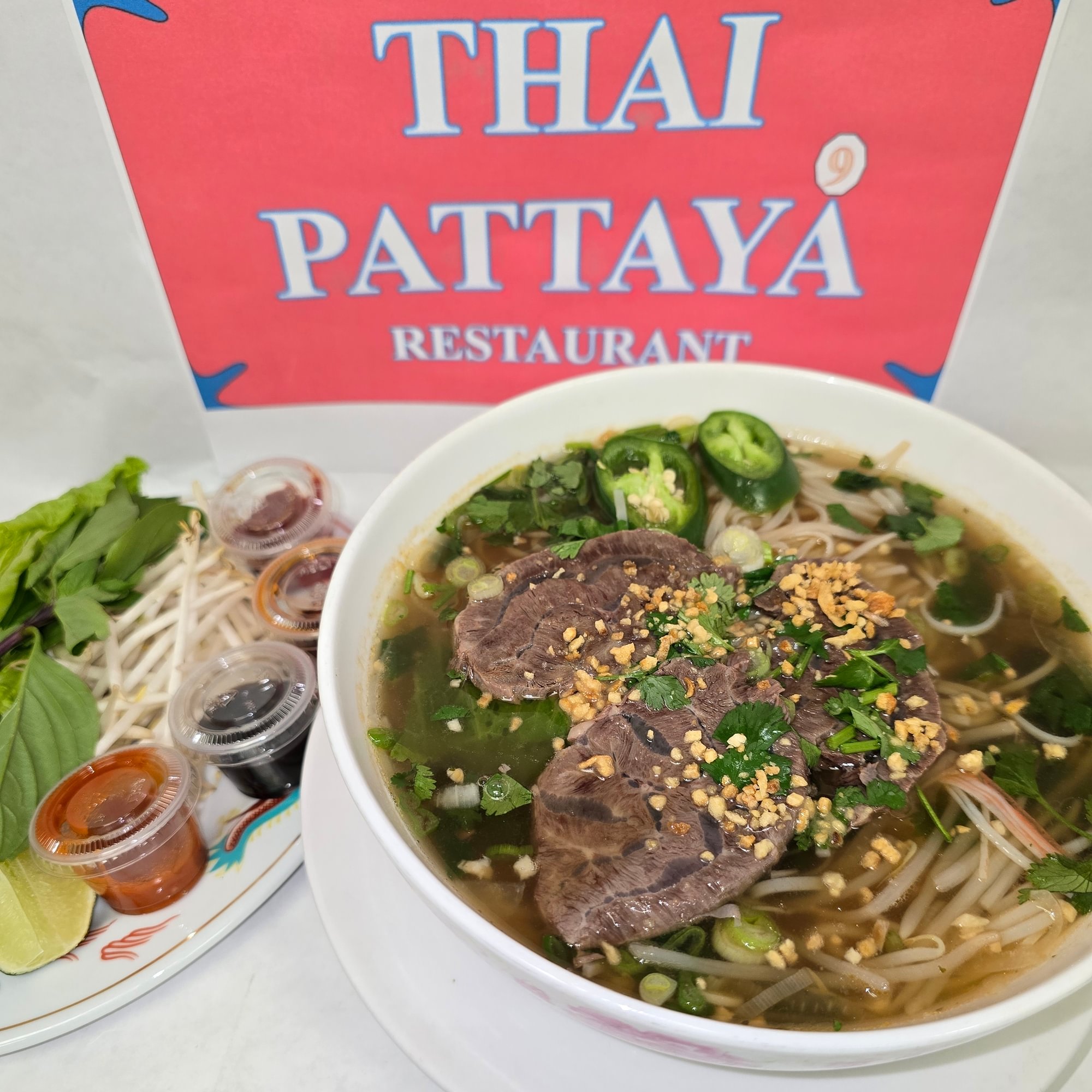 Pho Large Beef + Tendon