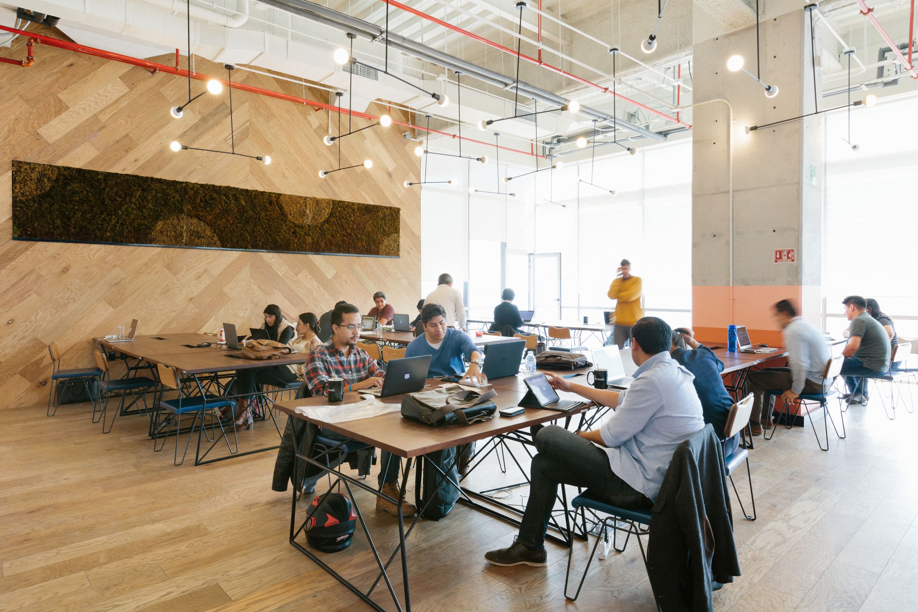 Example shown: Hot Desk Area