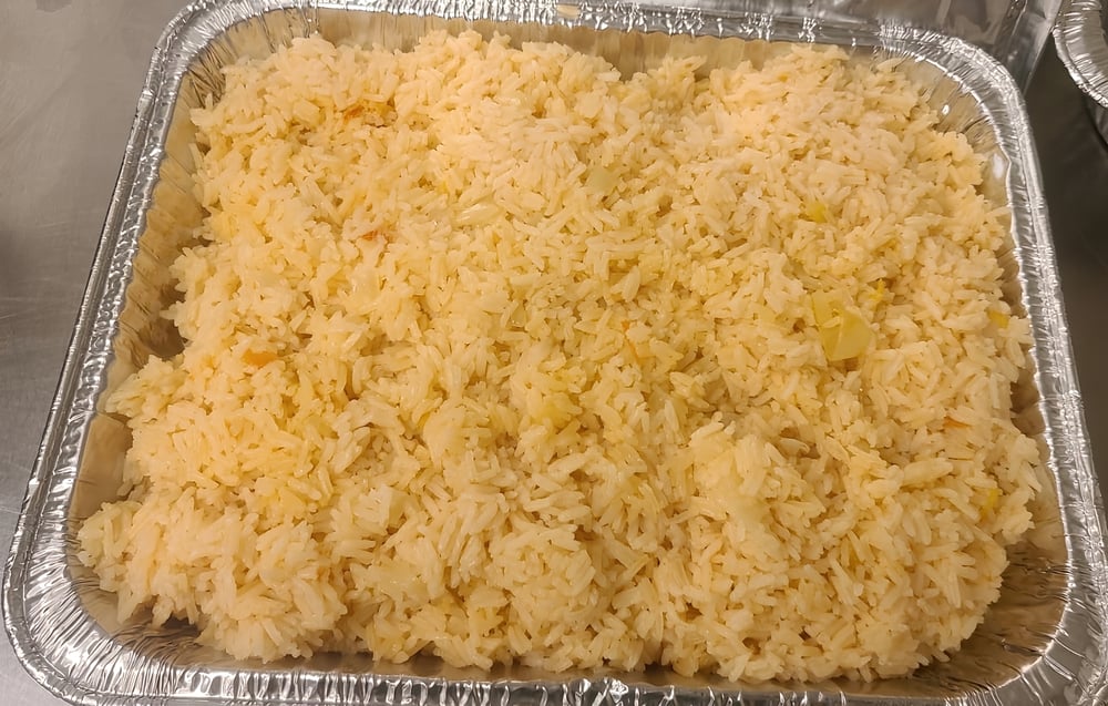 Tray Of Spanish Rice