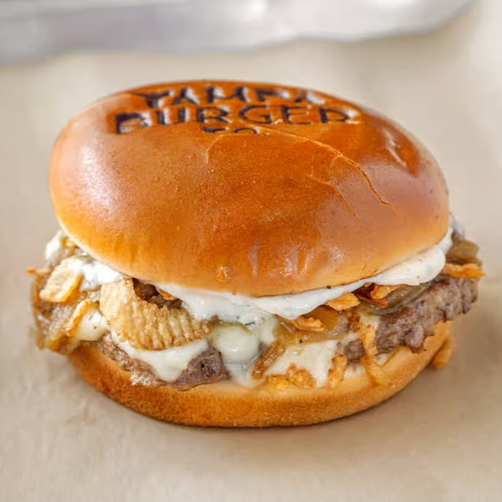 French Onion Burger