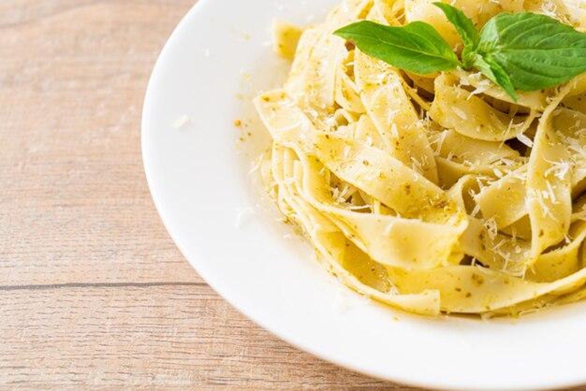 Fettuccine Pesto Sauce