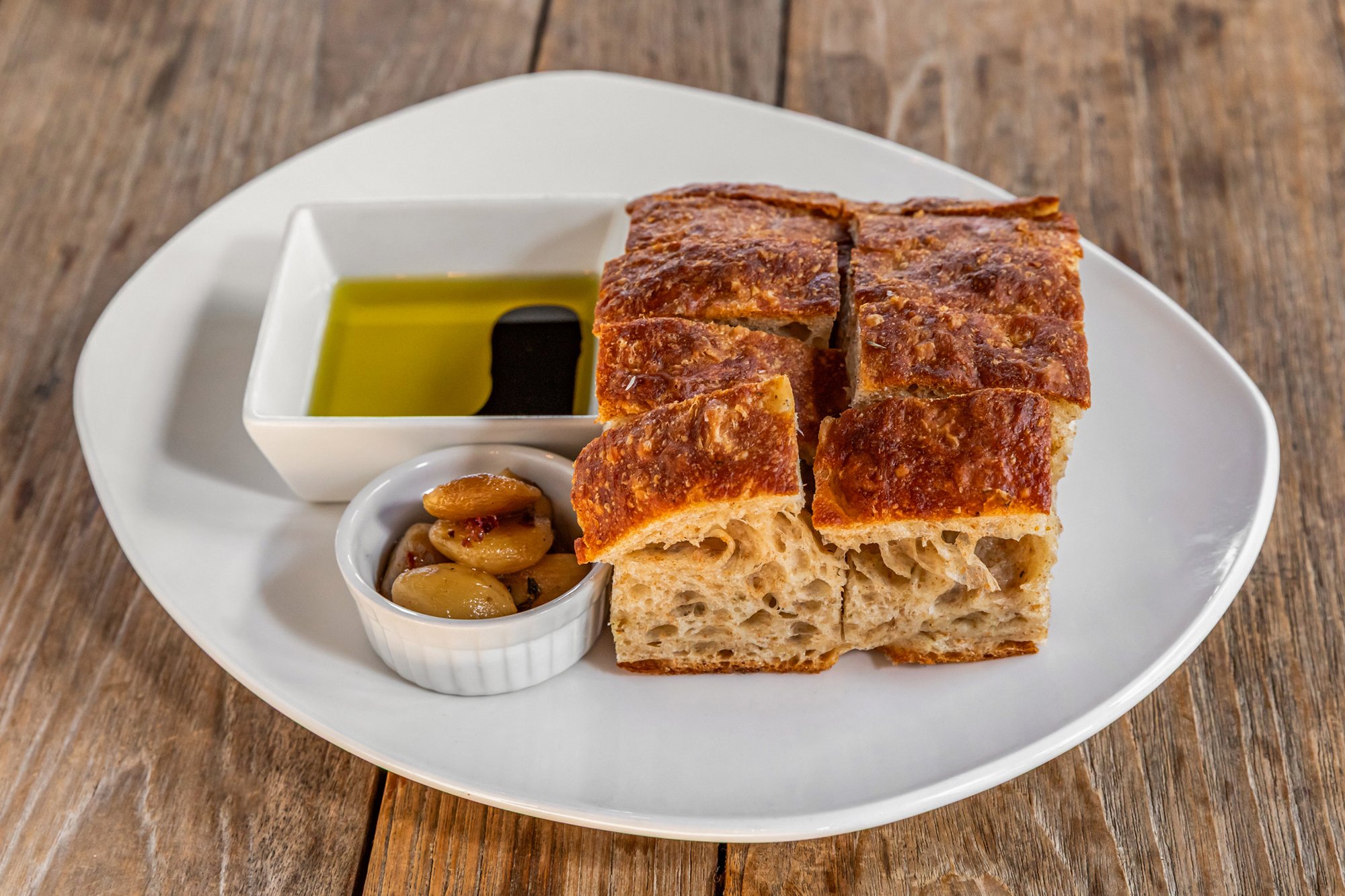 Warm Sourdough Focaccia