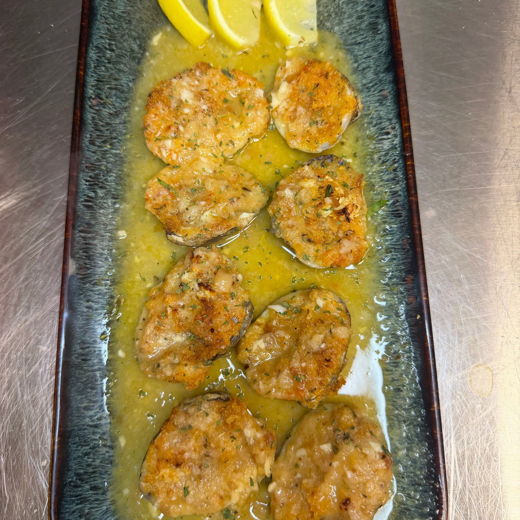 Clams Oreganata