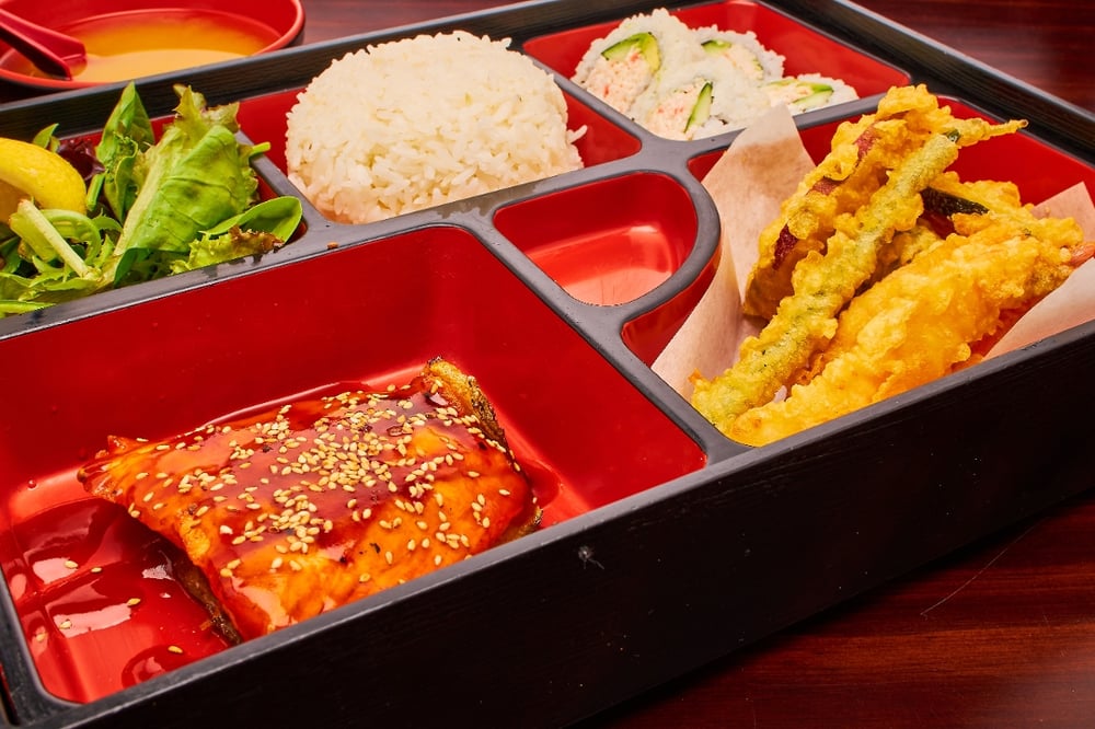 Salmon Teriyaki Bento