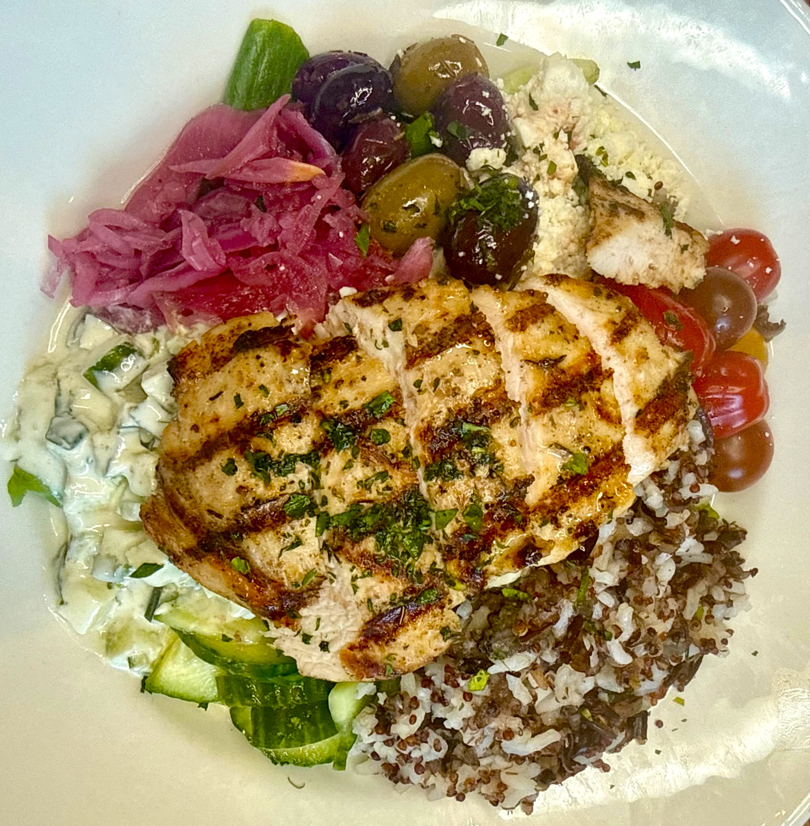 GREEK CHICKEN BOWL