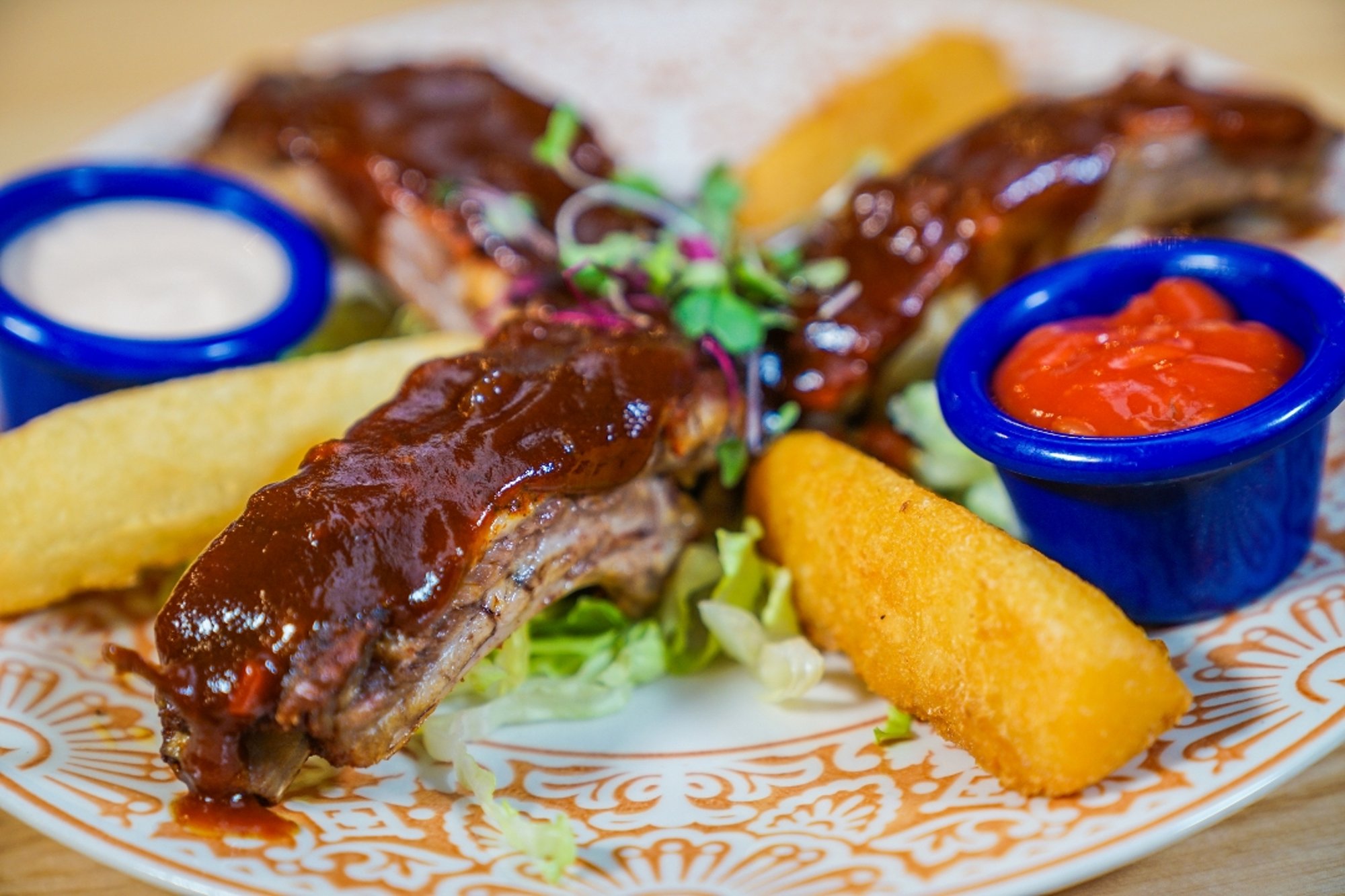 Ribs and Yucca
