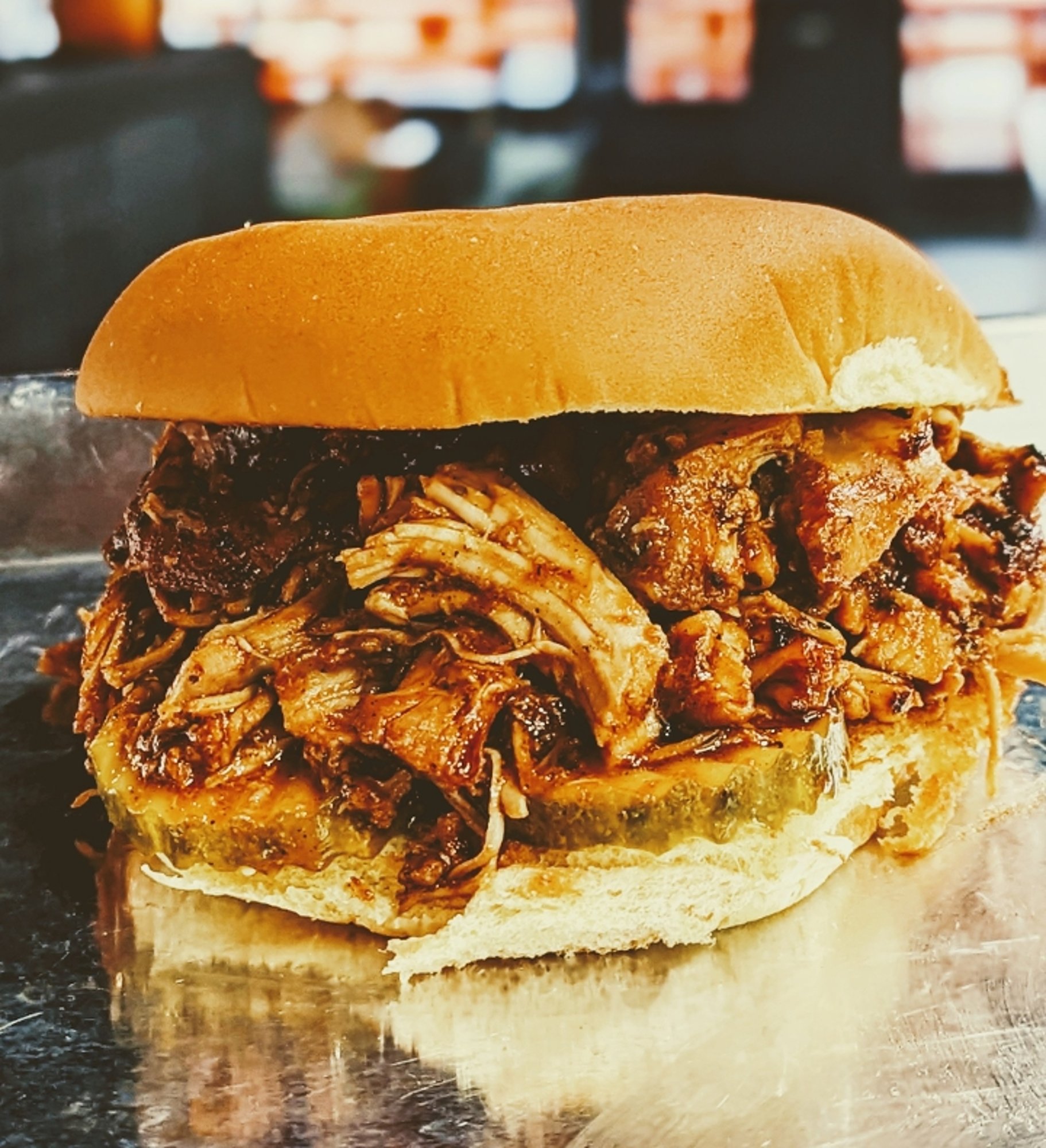 Pulled Chicken Sandwich
