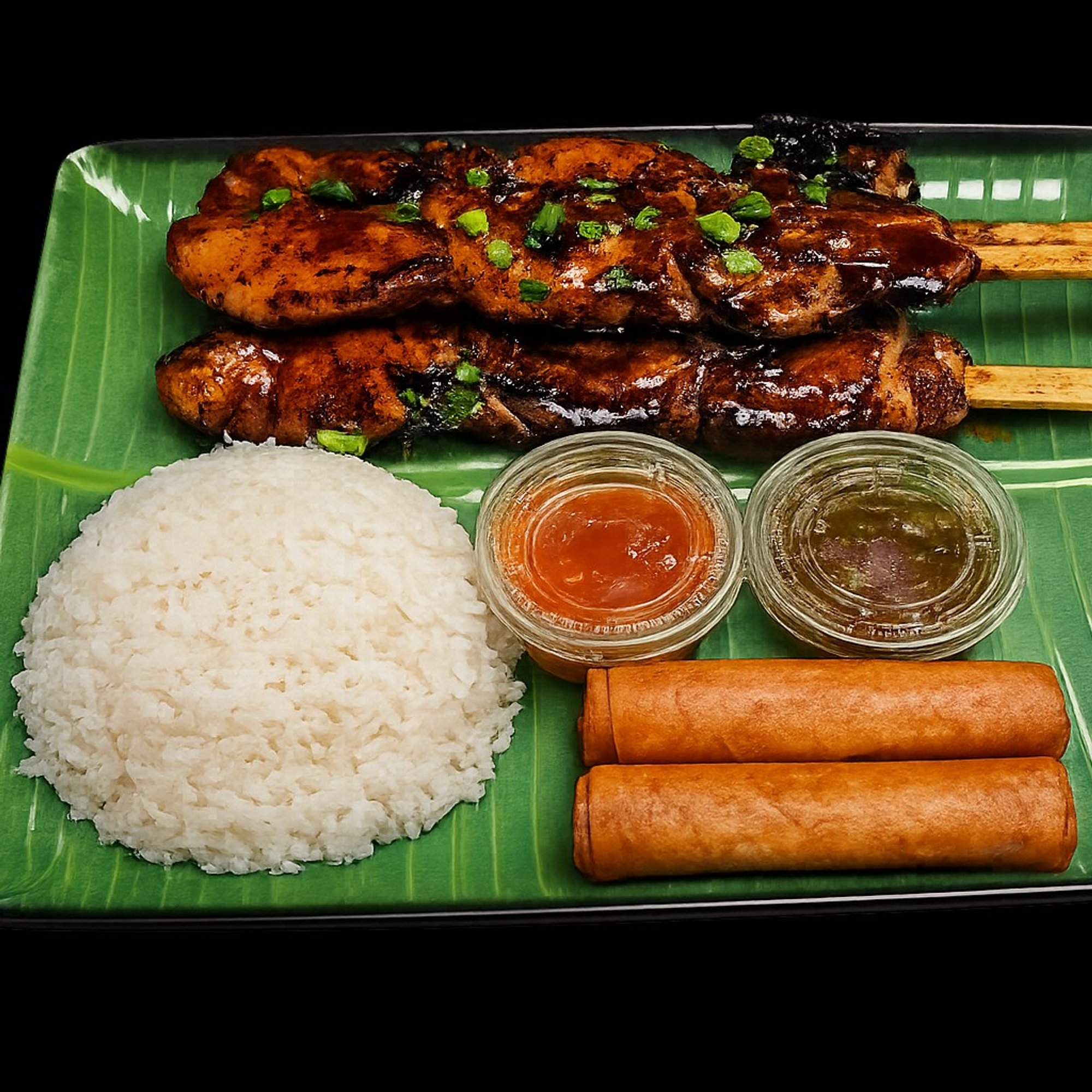 Chicken Bbq Combo (3 Chicken Skewers)
