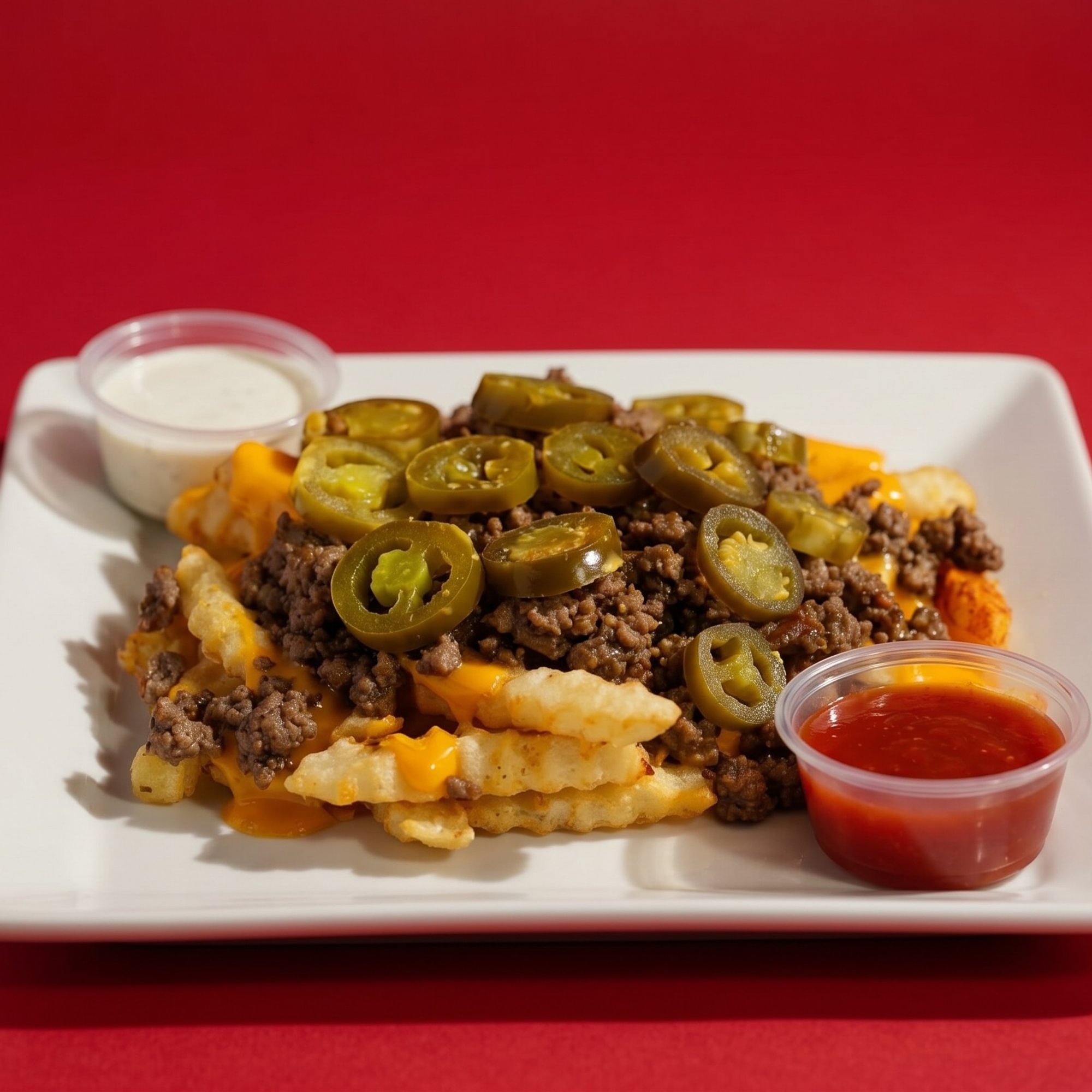 Cheesy Beefy Flex Fries