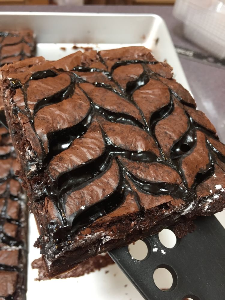Fudge Striped Brownie