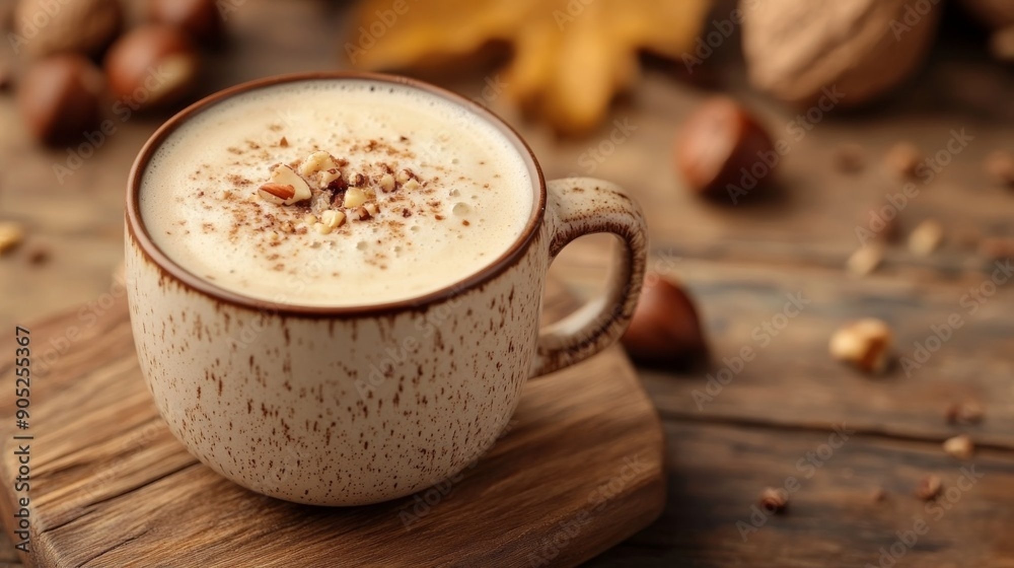 Hot Nutty Cow Latte