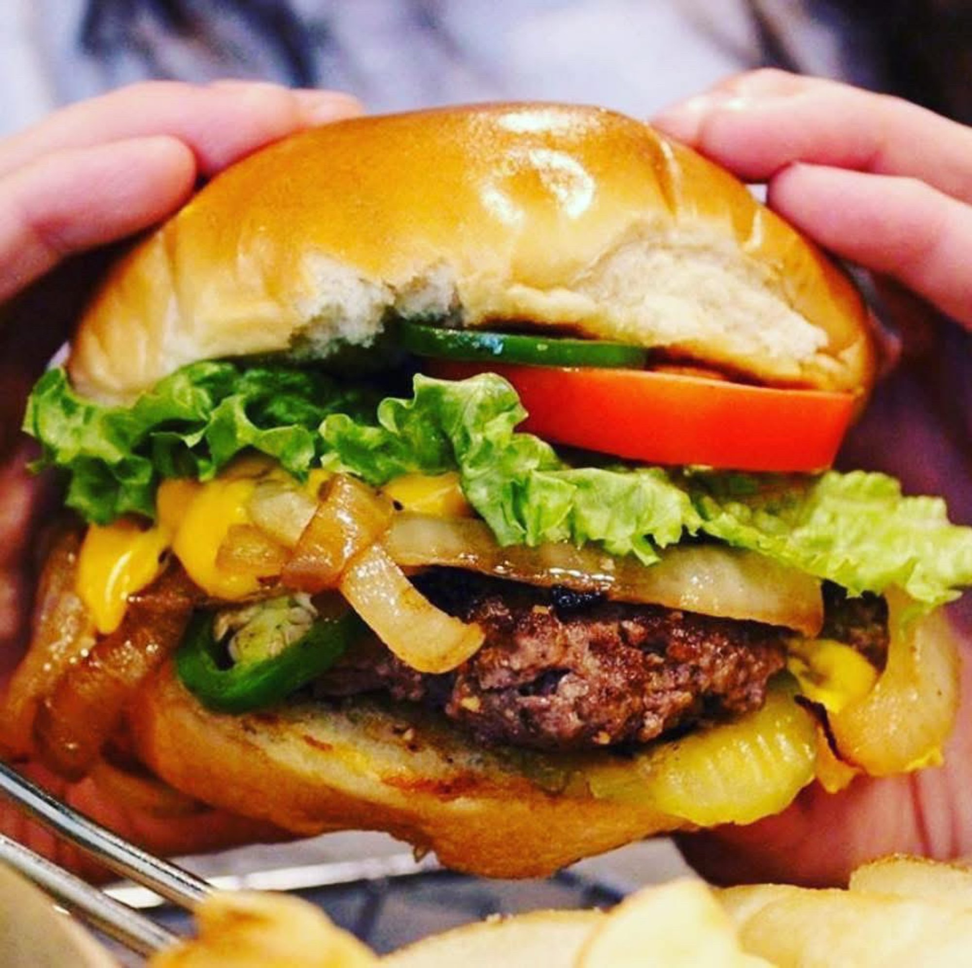 The Fire Classic Burger