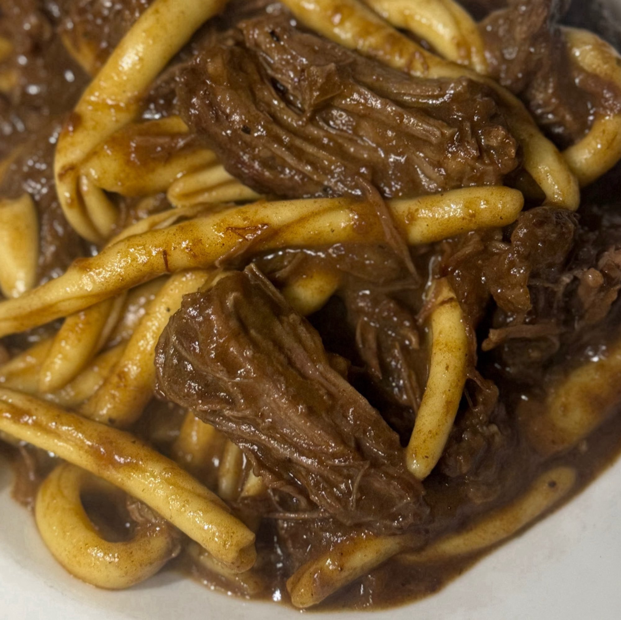 Handmade Fusilli with Braised Short Rib