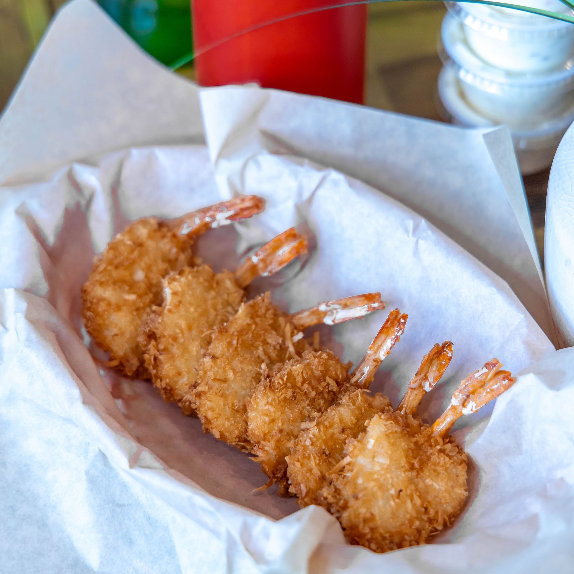 6 Coconut Shrimp