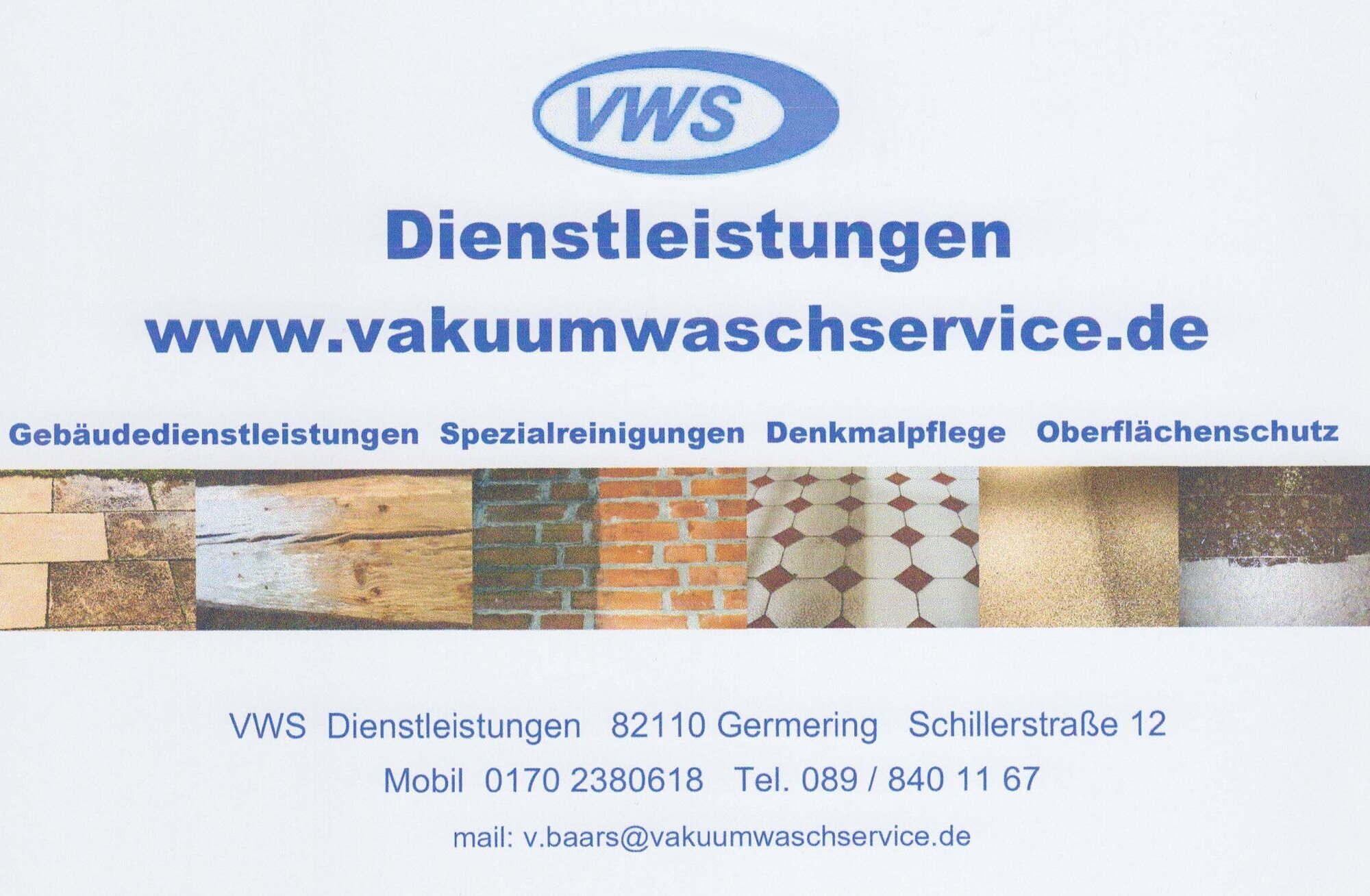 Bilder VWS Dienstleistungen