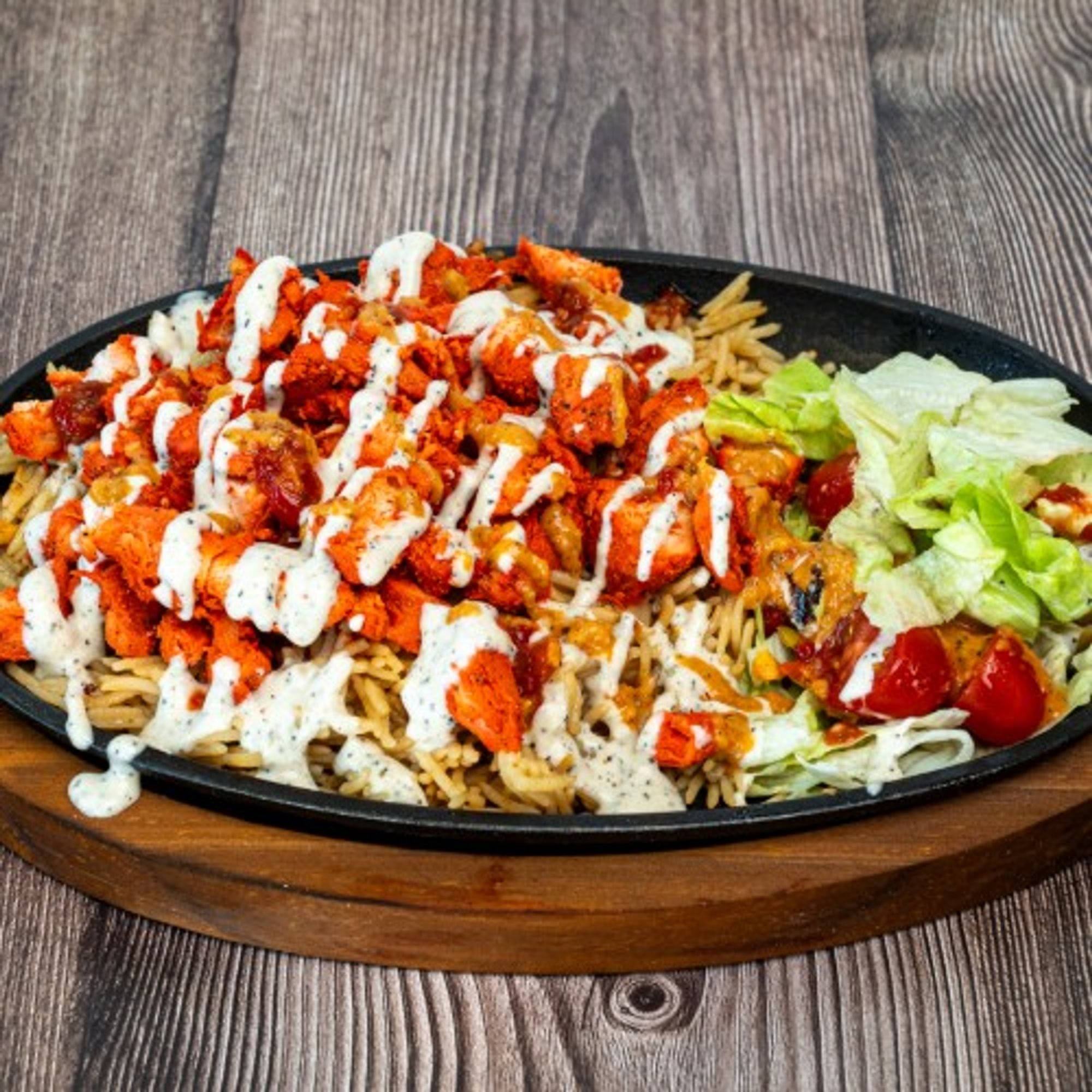 Chicken with Rice Platter
