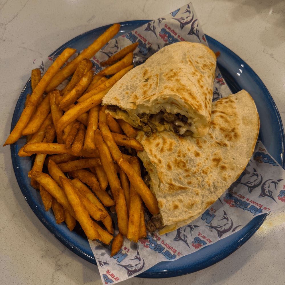 Quesadilla De Carne With Fries