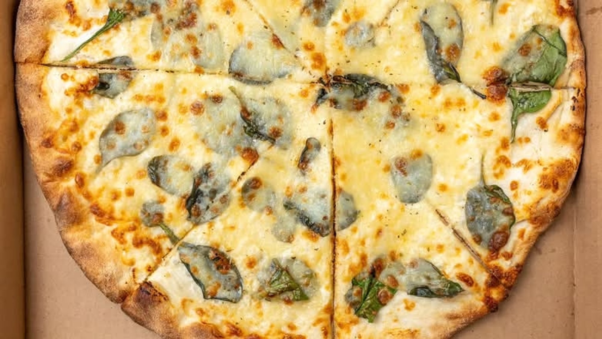 Ricotta, Mozzarella & Spinach Pizza (Large 14'')