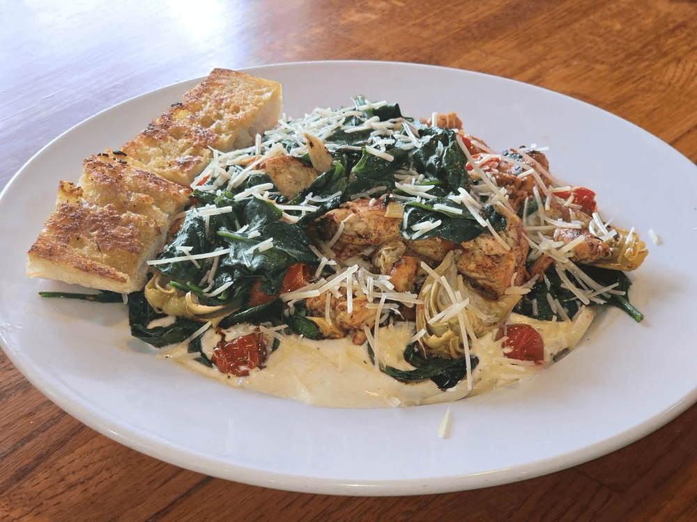 Chicken Rockefeller Pasta