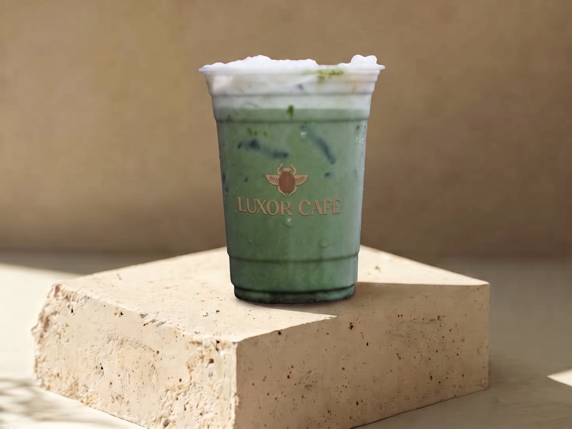 Apple Crisp Matcha With Salted Maple Cold foam