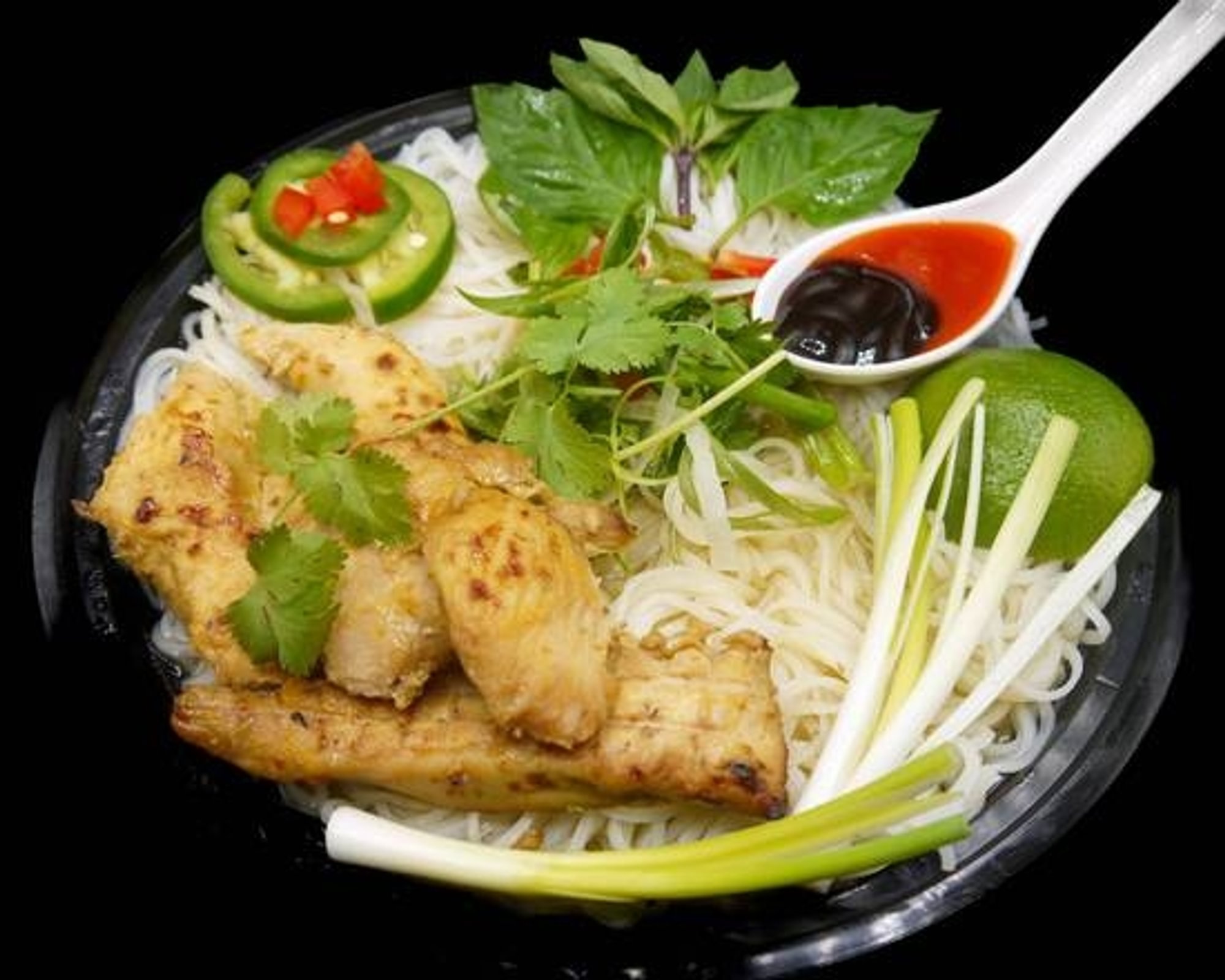 Grilled Chicken Pho