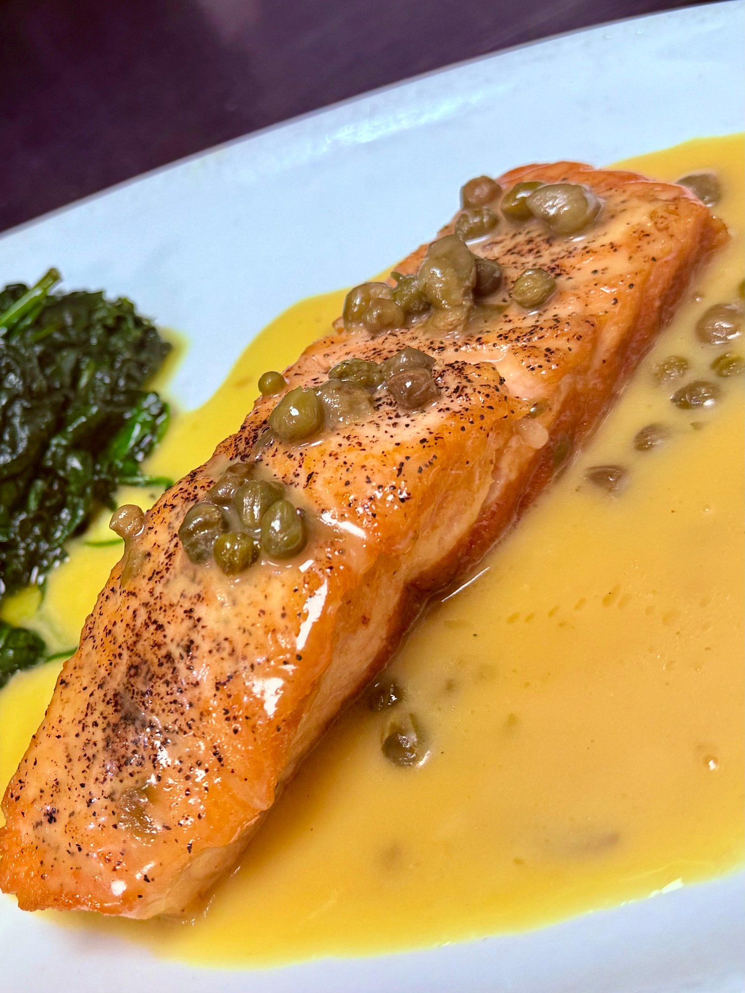 Salmon Piccata (GF)