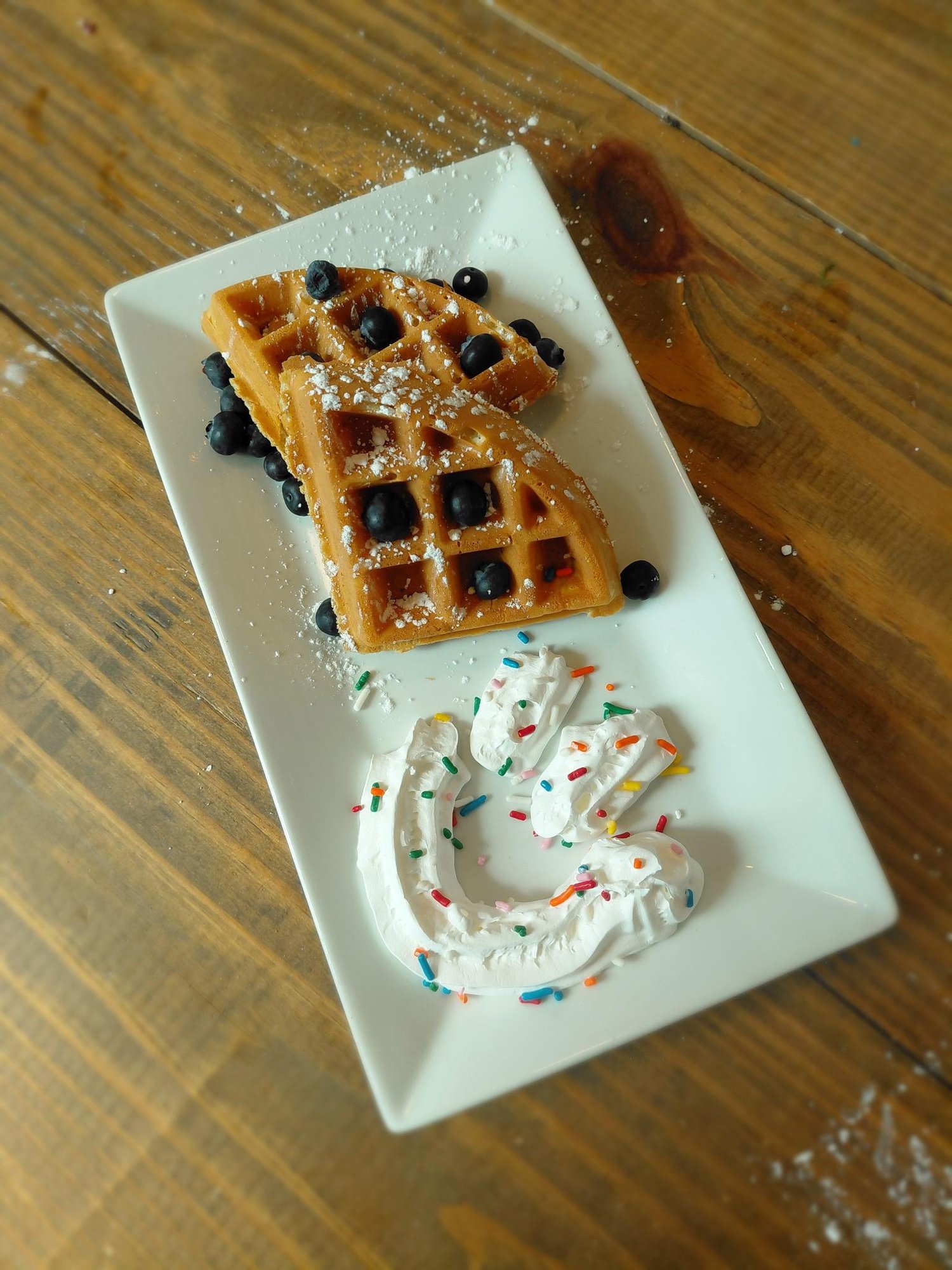 Kids Blueberry Pancakes (3 small)