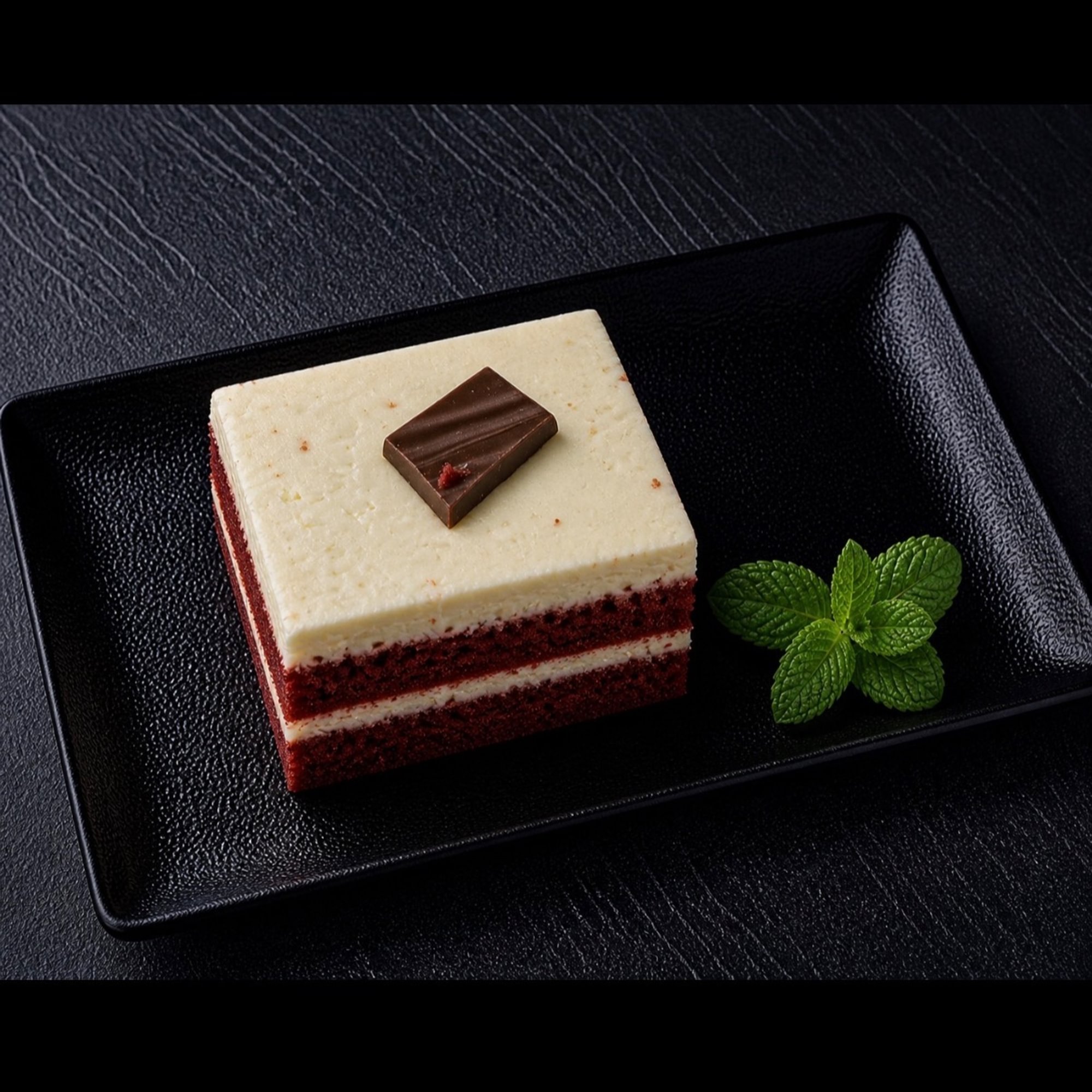 Square Red Velvet Cake