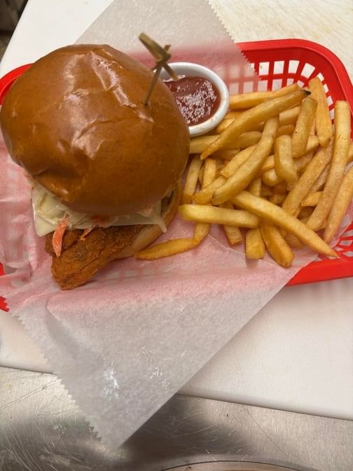 Fried Chicken Sandwich Deluxe