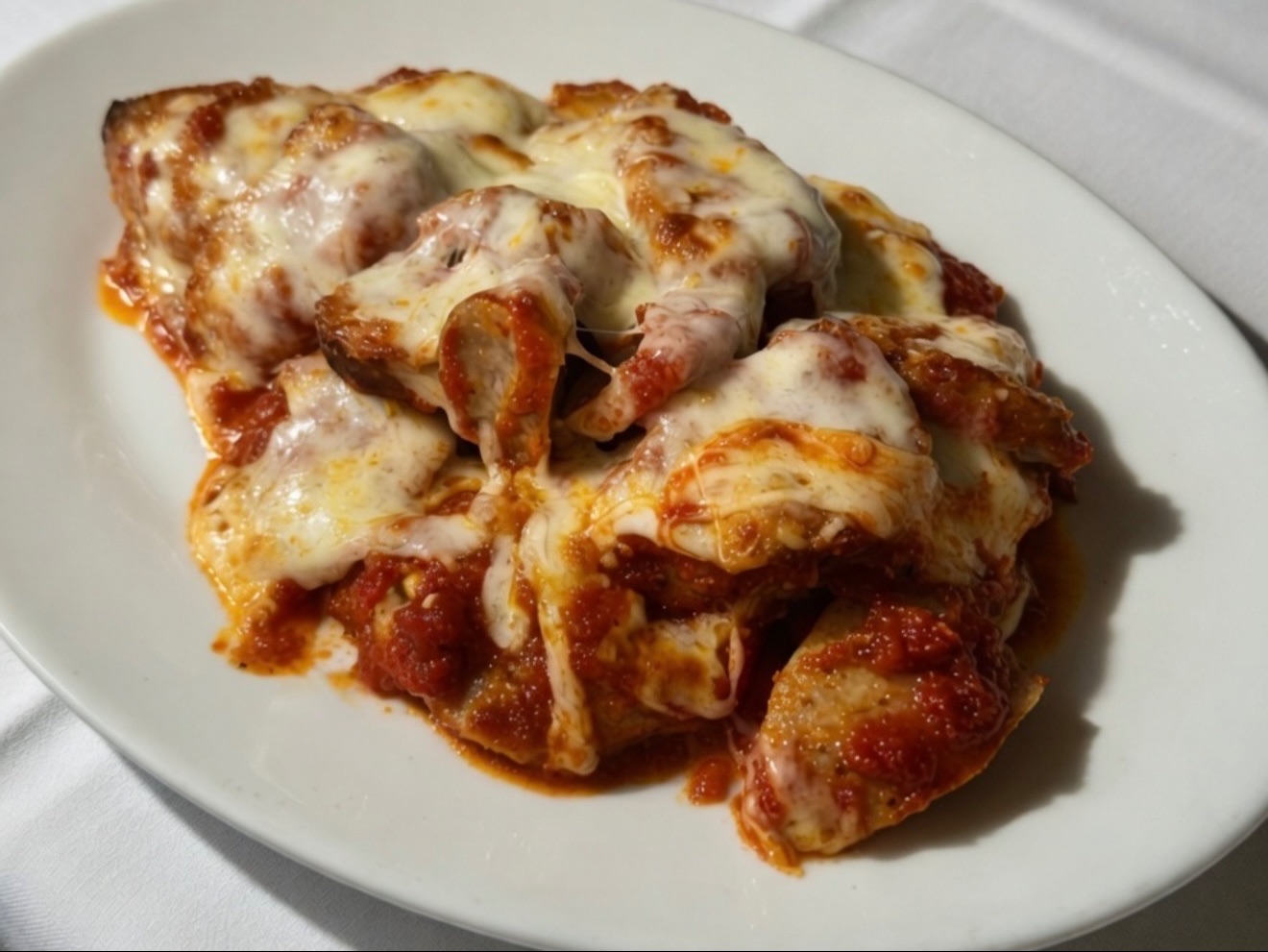 Sausage Parmigiana w/ Ziti