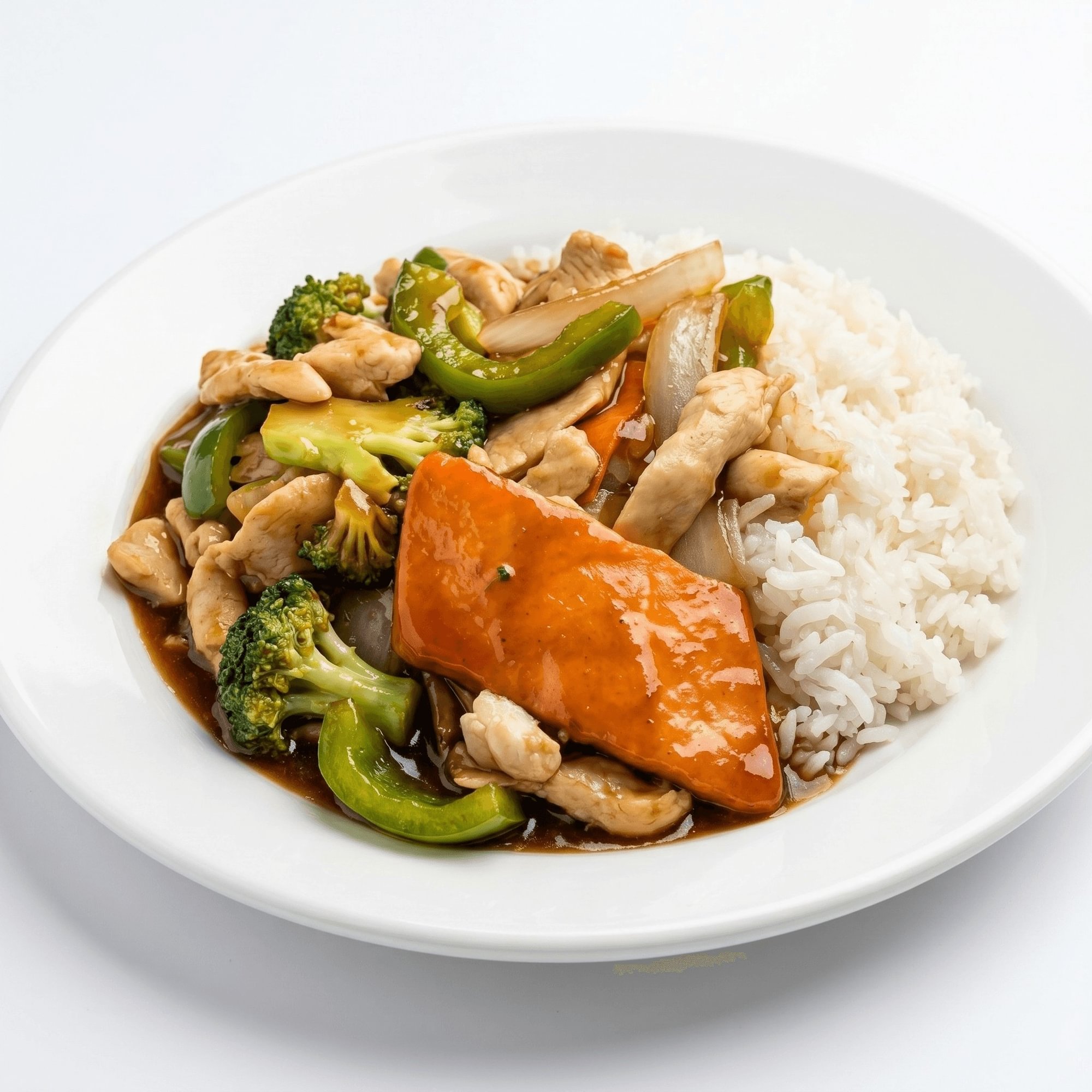 C. Chicken with Garlic Sauce Plate