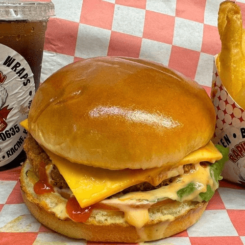 Spicy Chicken Burger Meal
