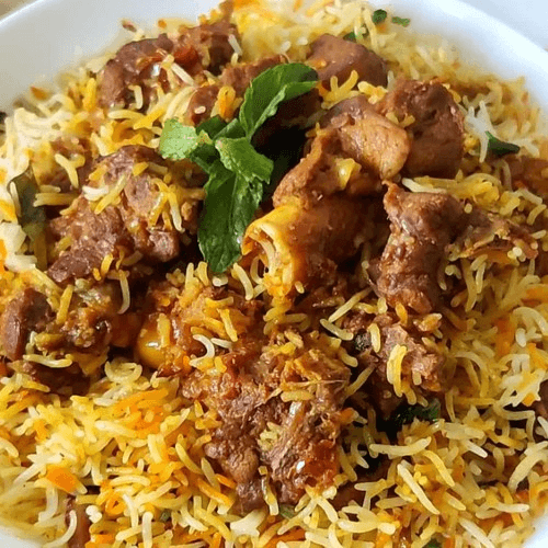 Goat Chettinad Dum Biryani