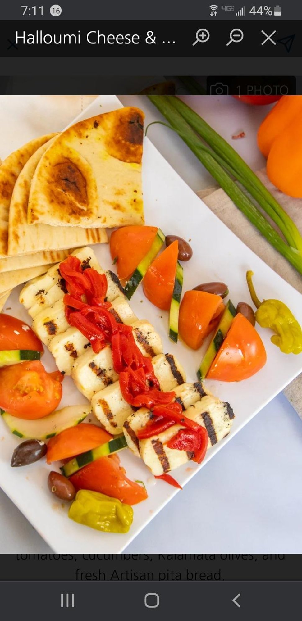 Grilled Halloumi Cheese