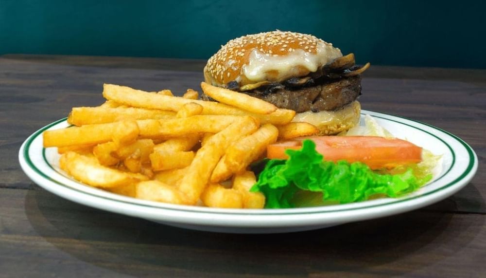 Mushroom & Swiss Burger