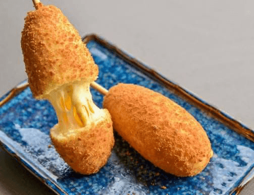 Potato Mozzarella Korean Corndog